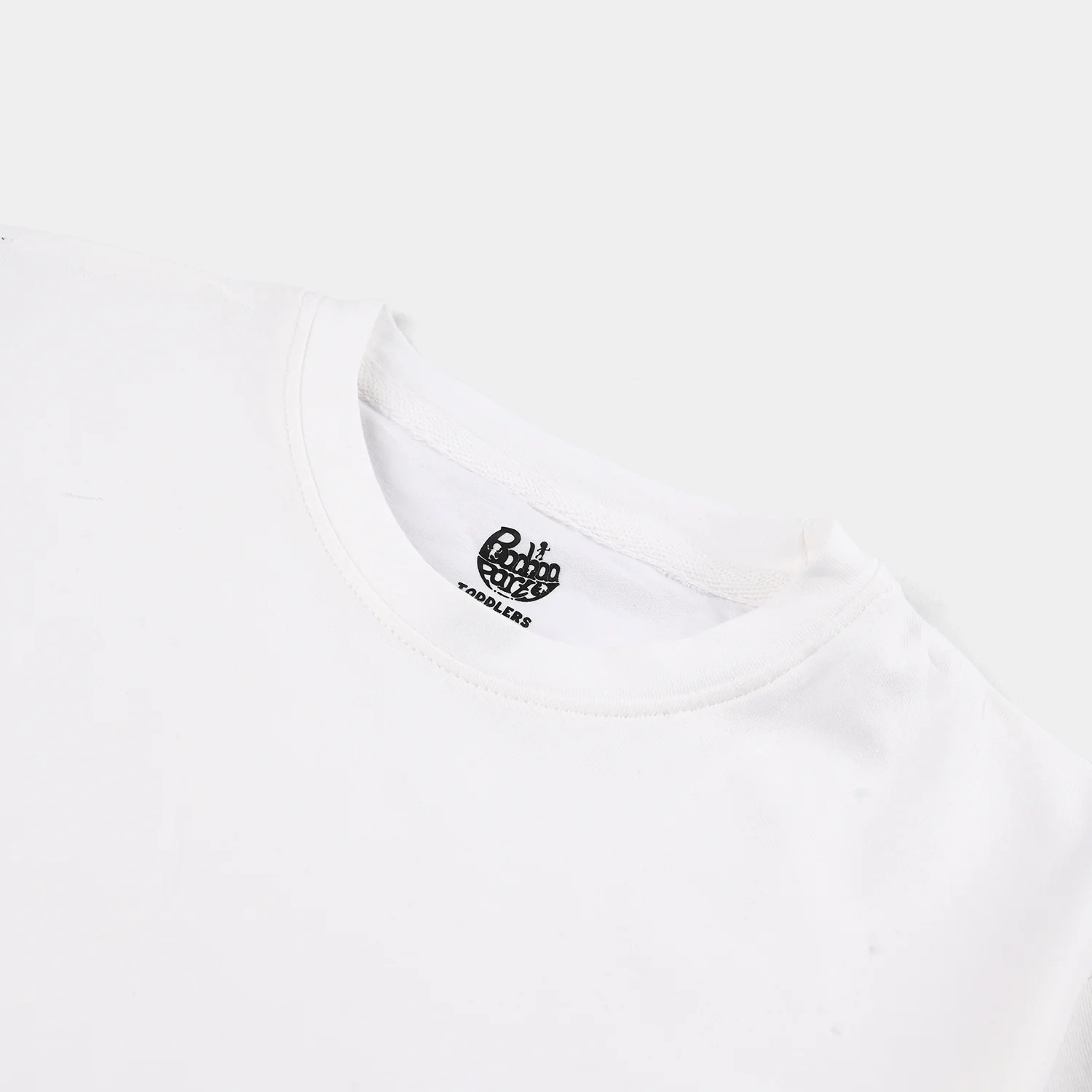 Boys Lycra Jersey Basic T-Shirt - White - Image 2