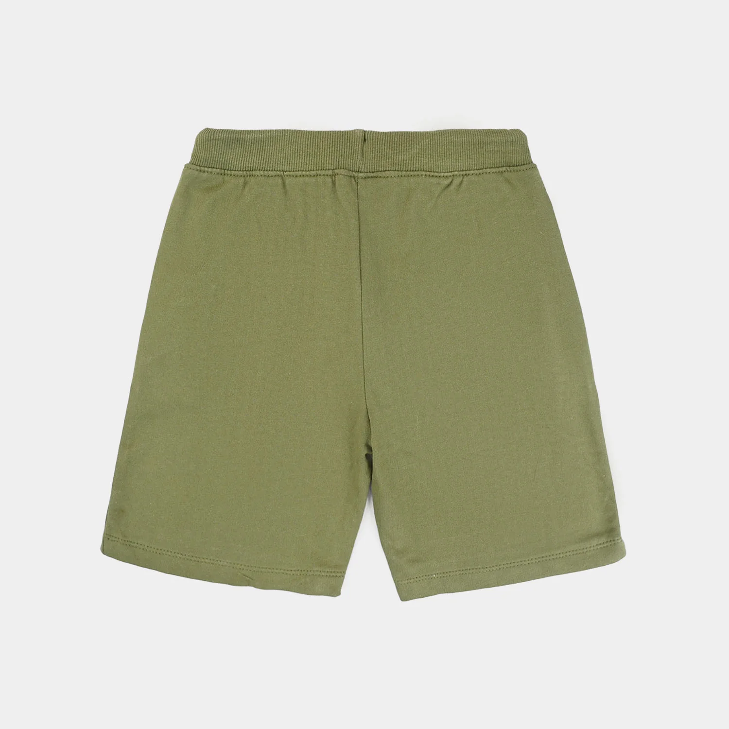 Boys Lycra Jersey Shorts (Basic) - Olive - Image 3