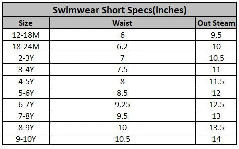Boys Nylon Swimming 2Piece Suit Sea Shore -Green - Image 6