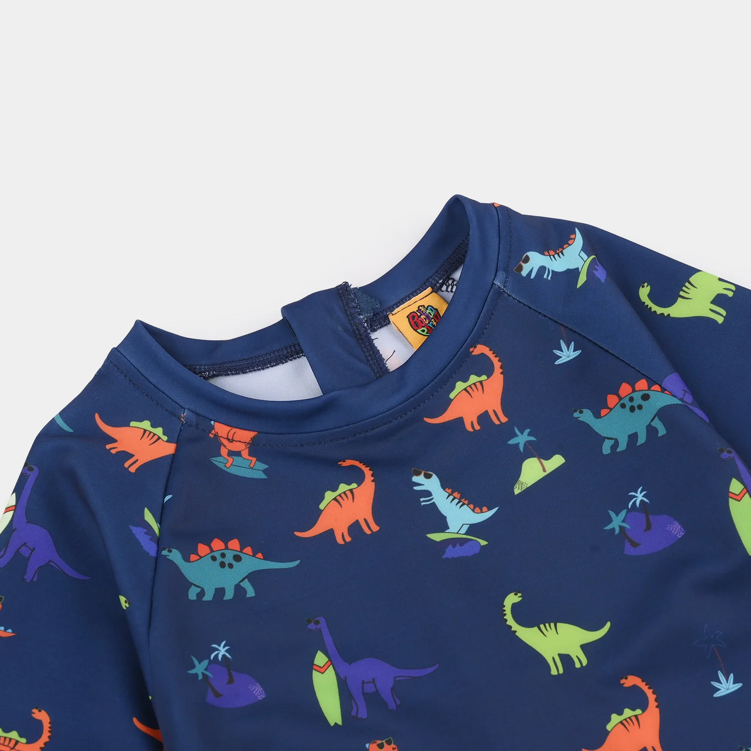Boys Nylon Swimming Jumper Dino-BLUE - Image 2