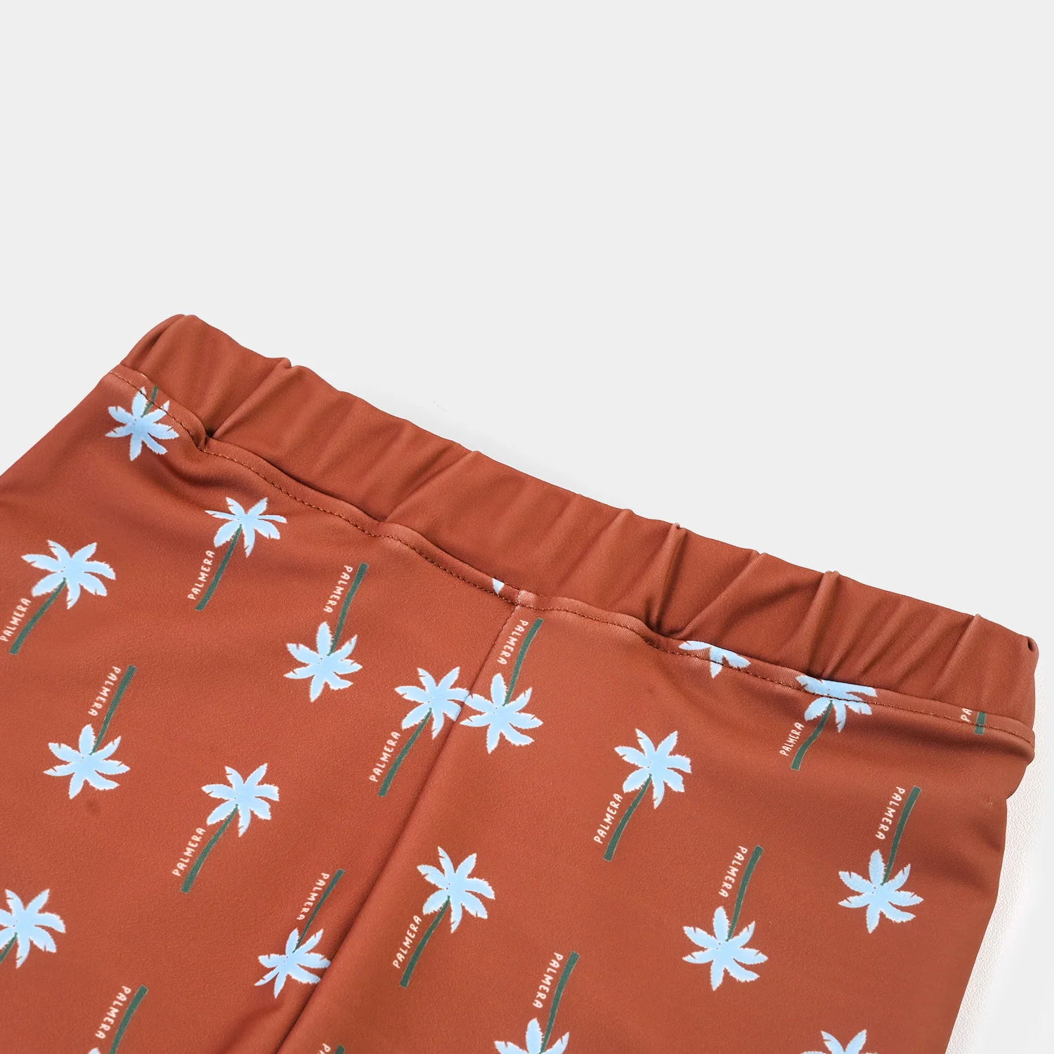 Boys Nylon Swimming Short Palmera-BROWN - Image 2