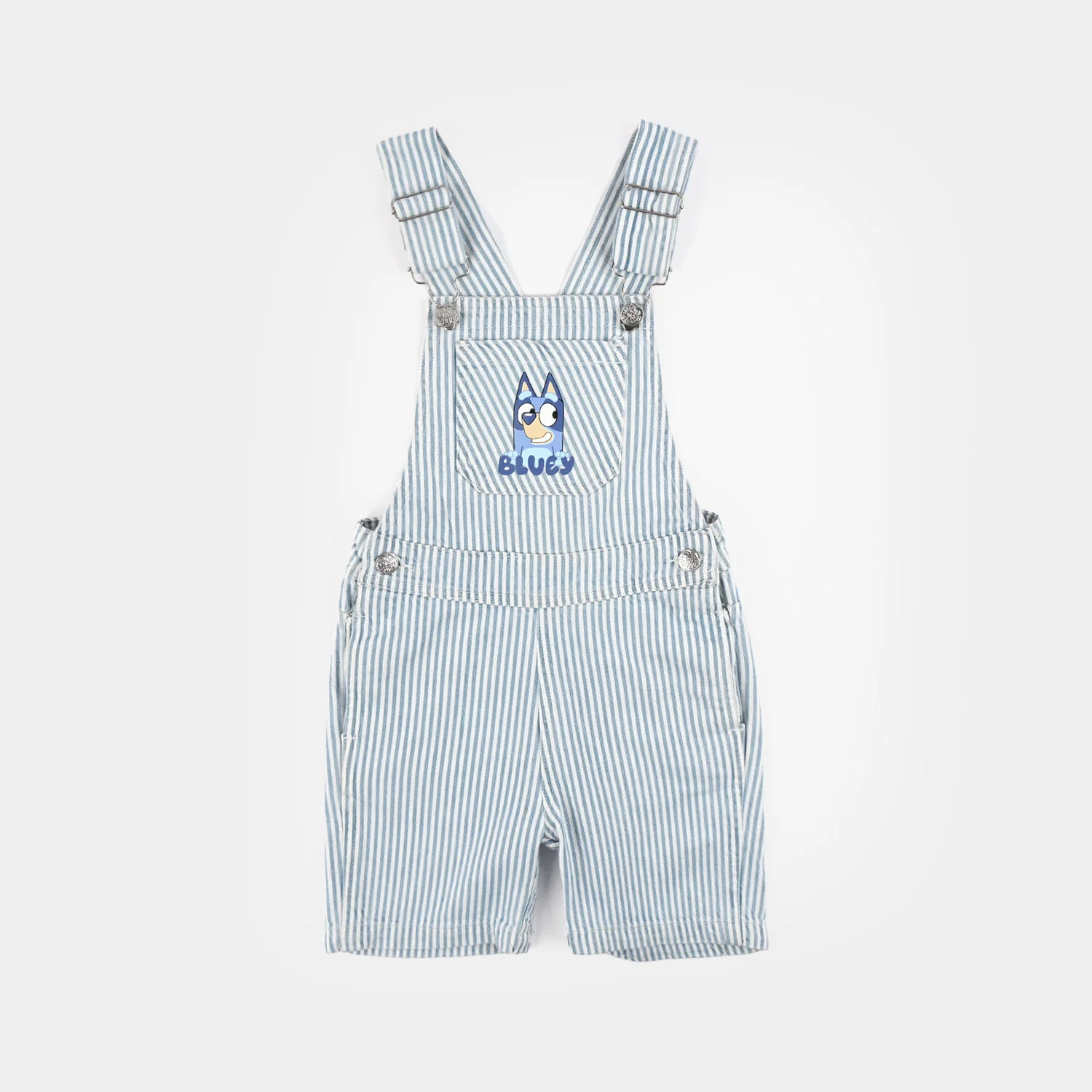 Boys Denim Rigid Overall (Bluey) - Blue