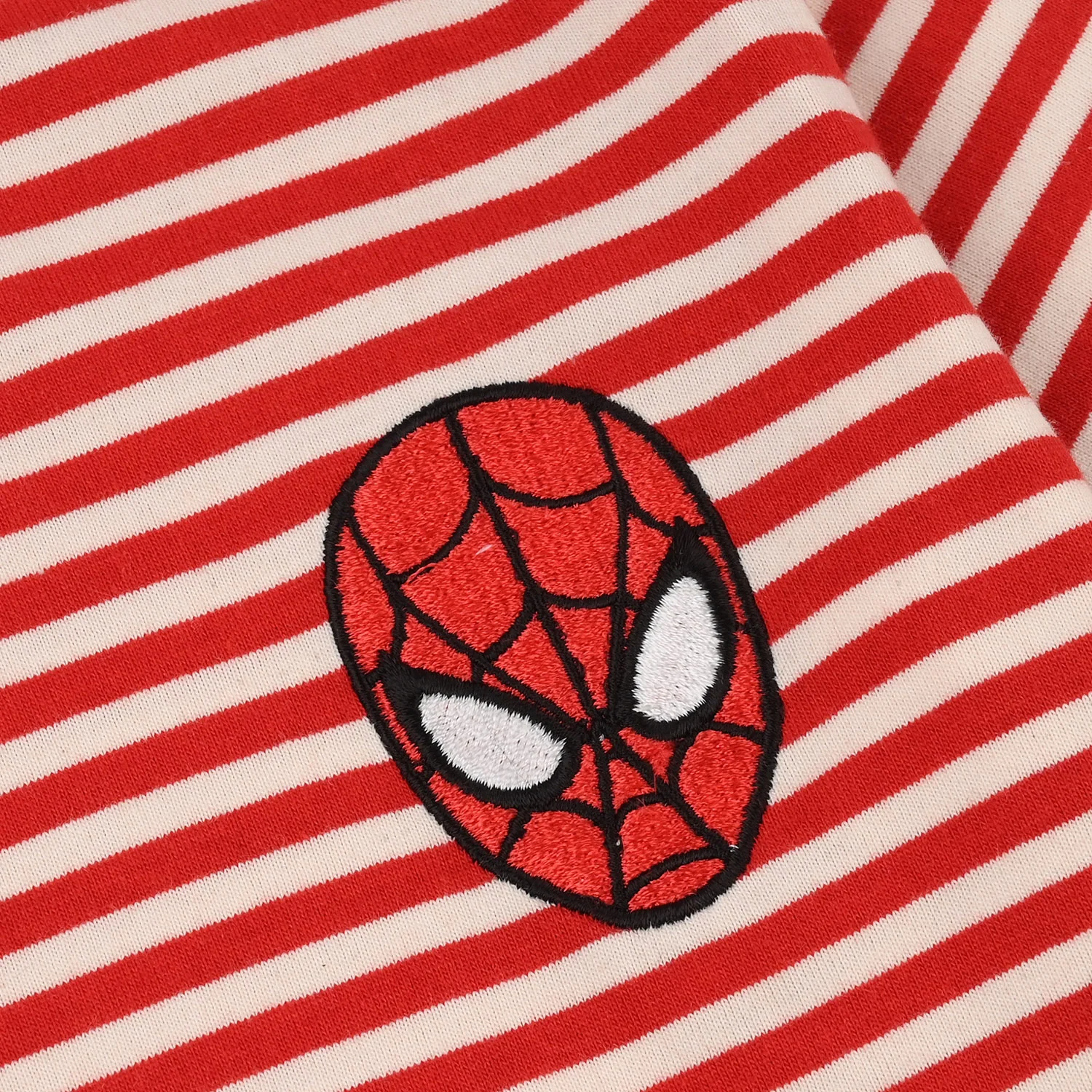 Boys PC Jersey Night Suit - White/Red - Image 4