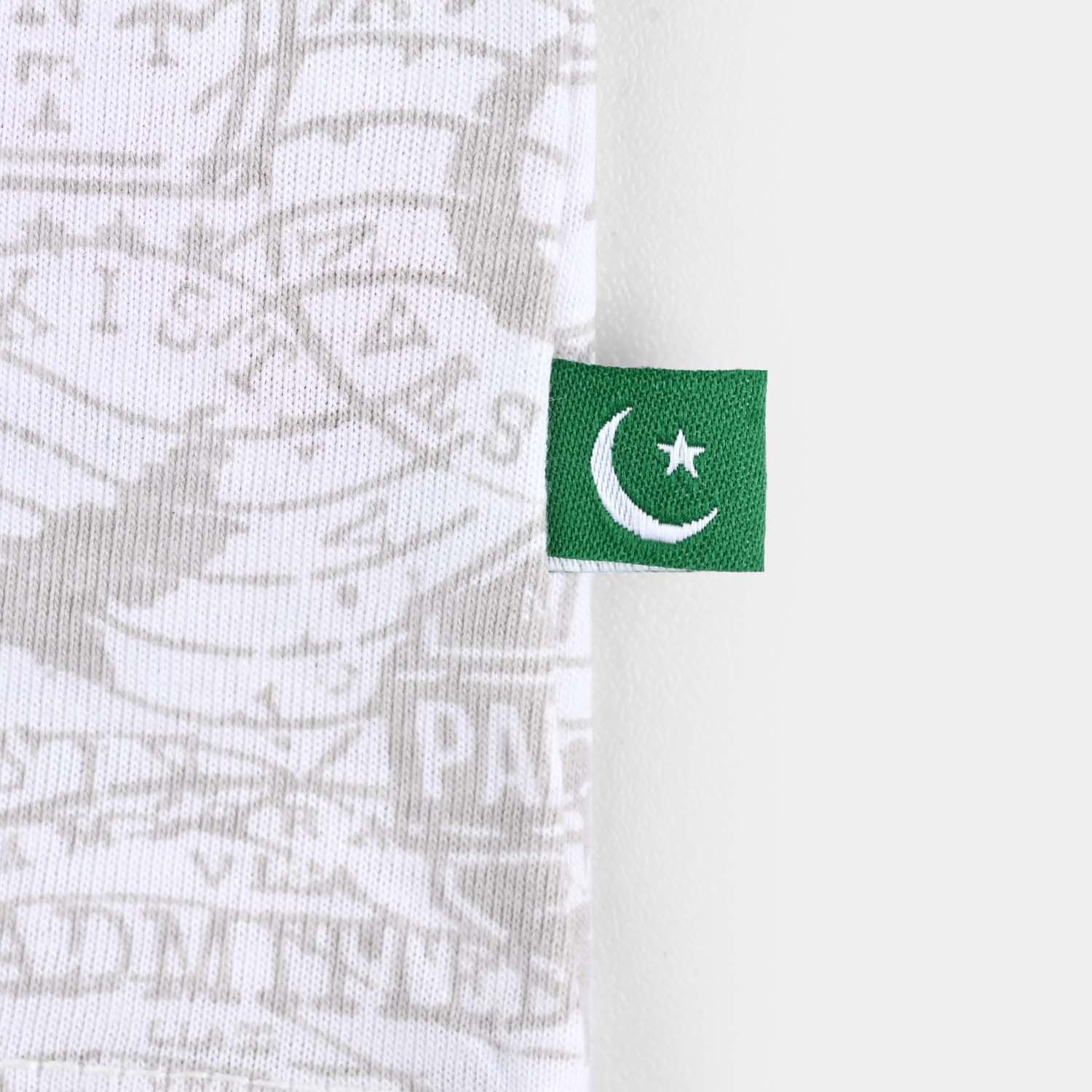 Boys Stamps of Pakistan T-Shirt – White - Image 3