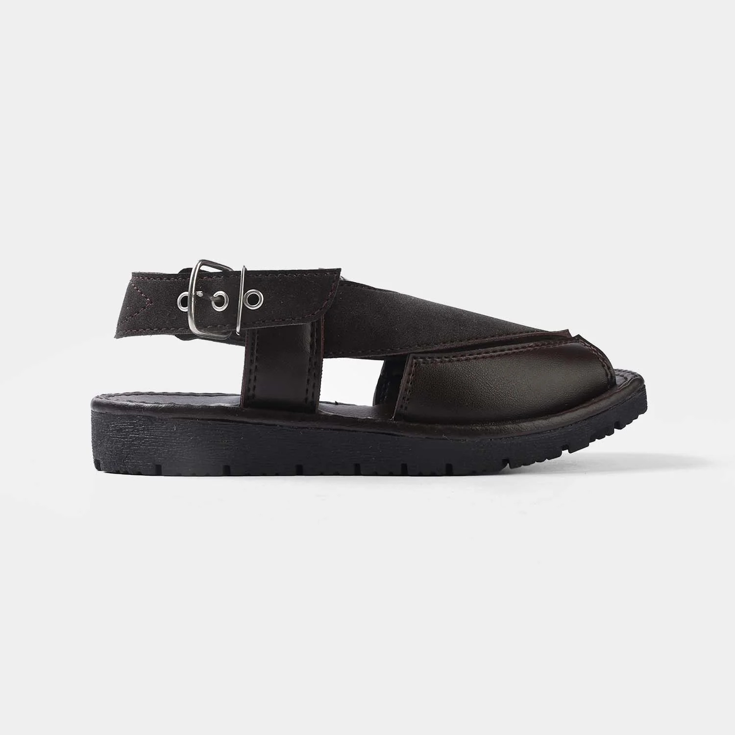Boys Peshawari Chappal DS-009 – Brown - Image 4