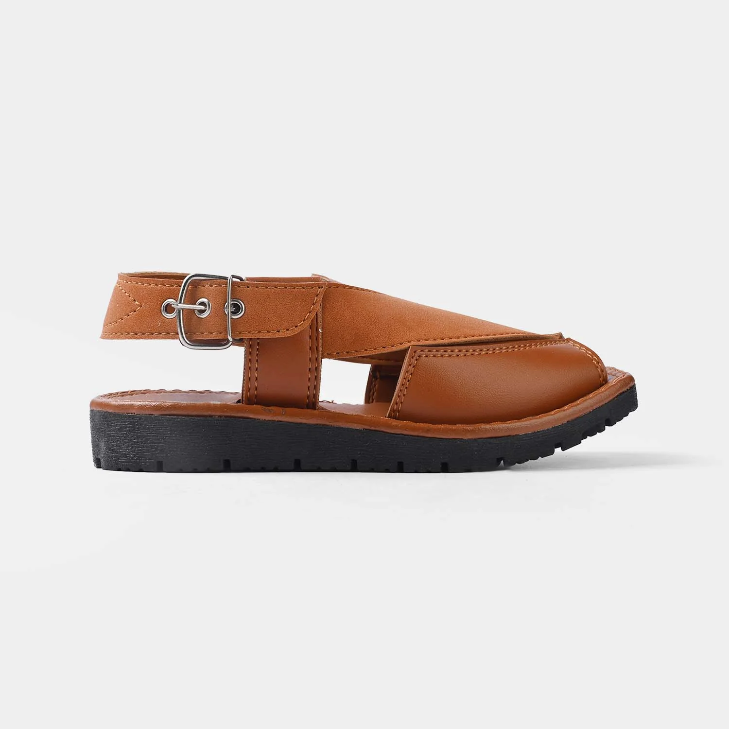 Boys Peshawari Chappal DS-009 – Camel - Image 3