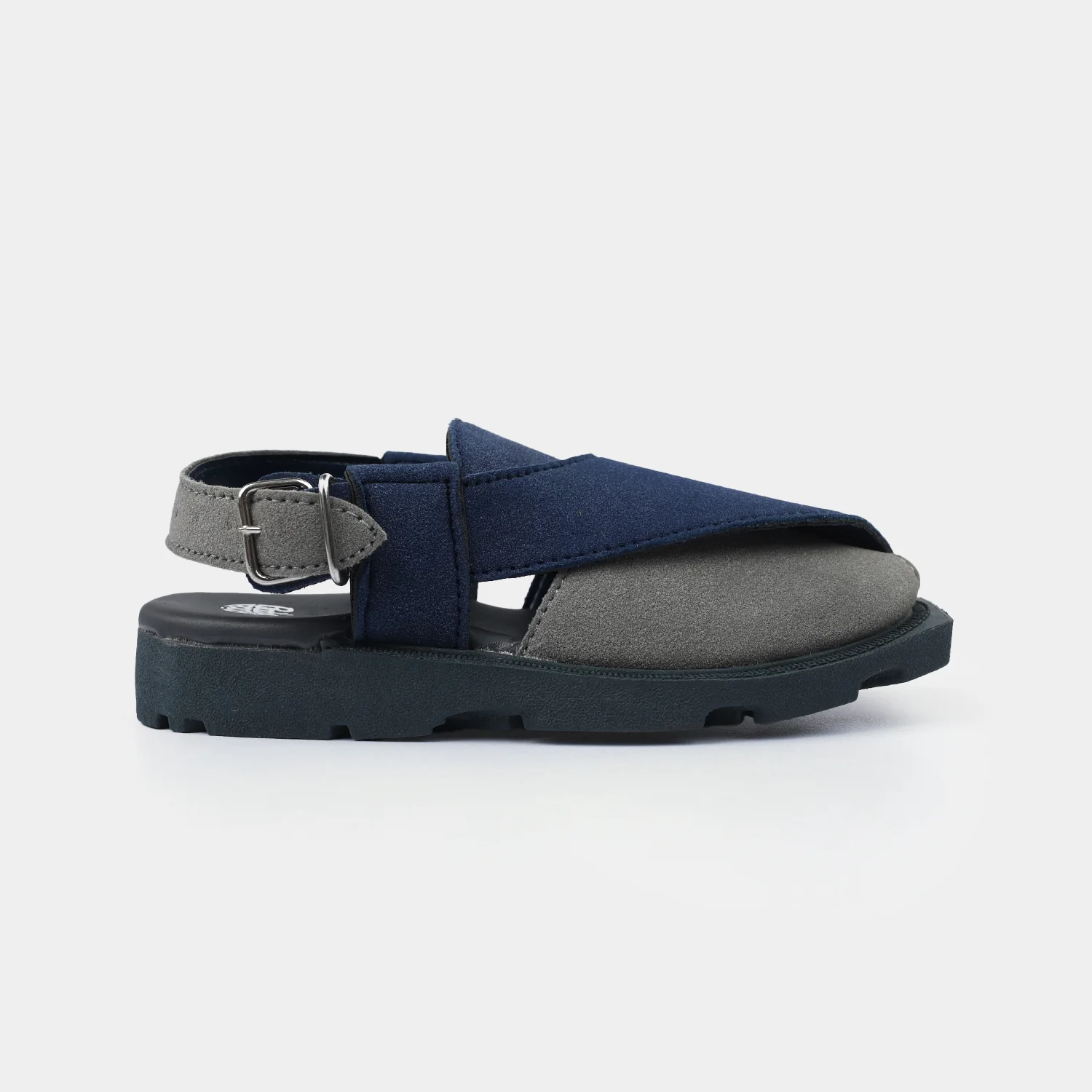 Boys Peshawari Sandal CS-006 - Navy/Grey - Image 5