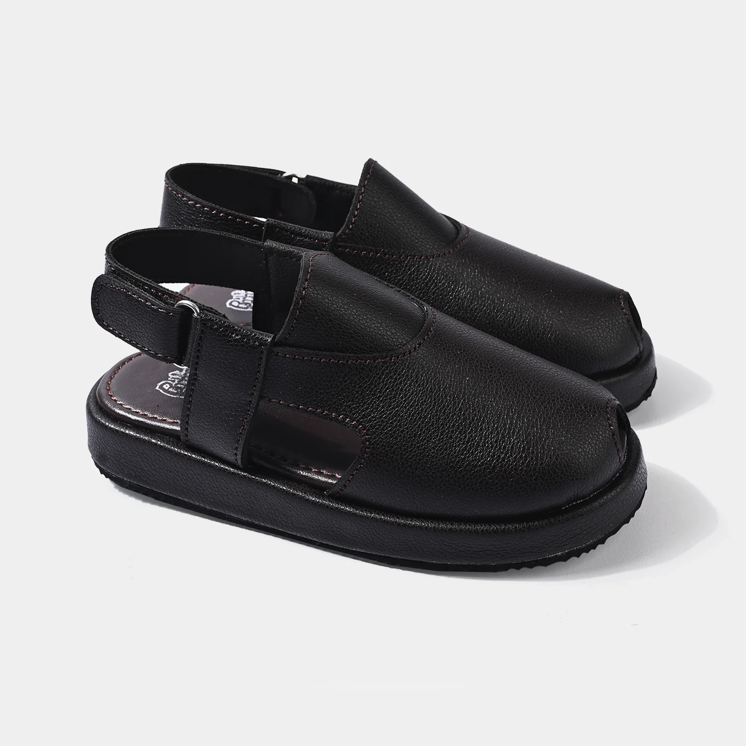 Boys Peshawari MS-001 – Brown with Slingback Strap - Image 3