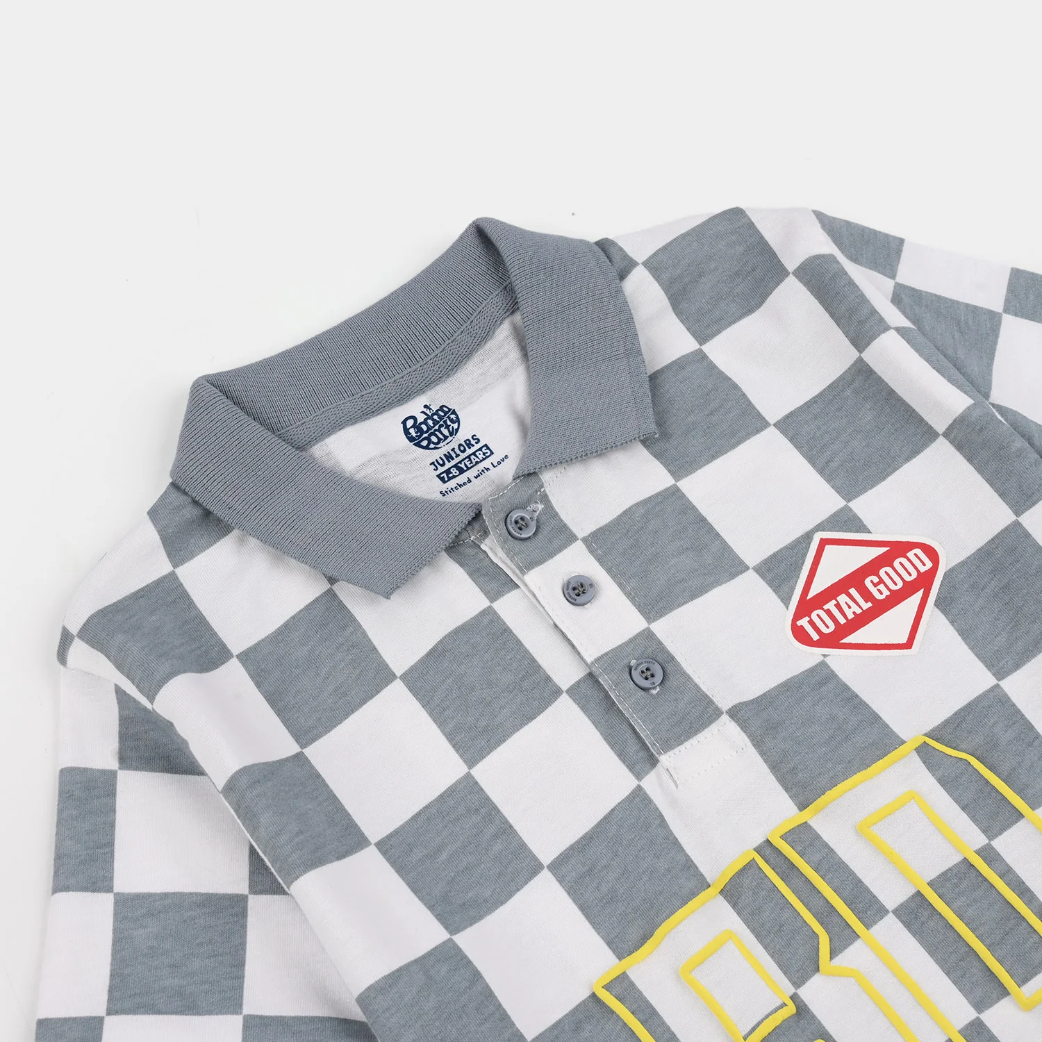Boys Jersey/Terry Polo (80 Speed Limit) - Grey - Image 2