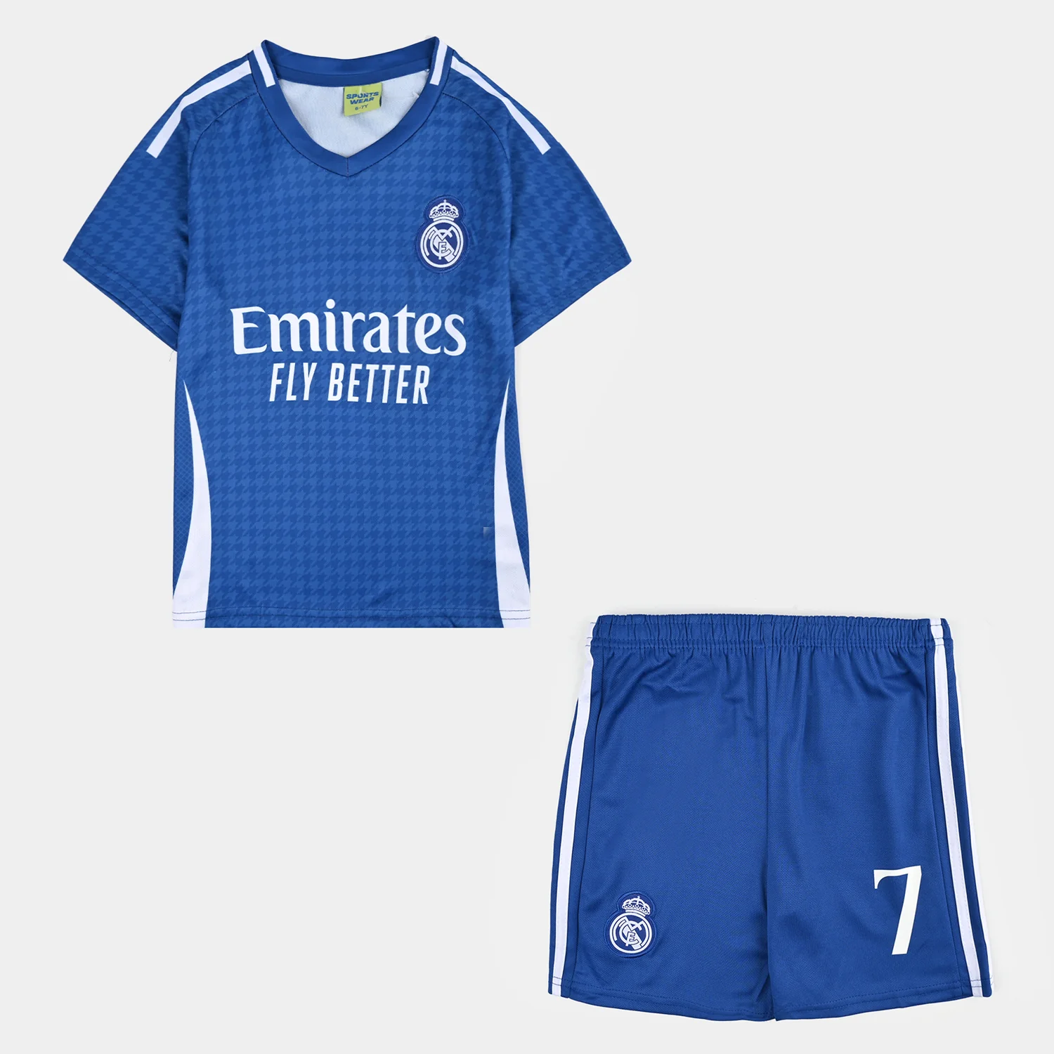 Boys Poly Jersey Suit – Blue