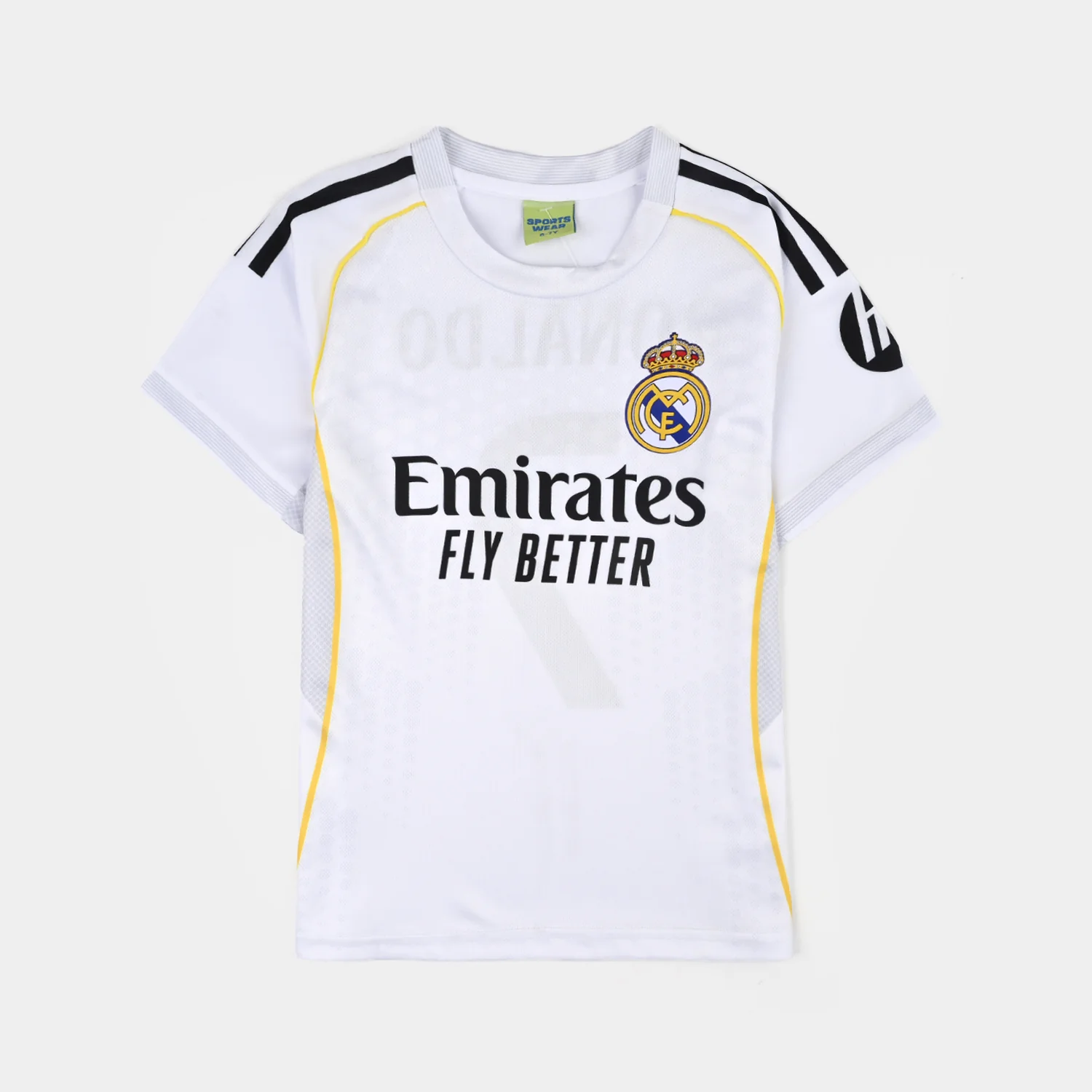 Boys Poly Jersey Suit FCB-White - Image 2