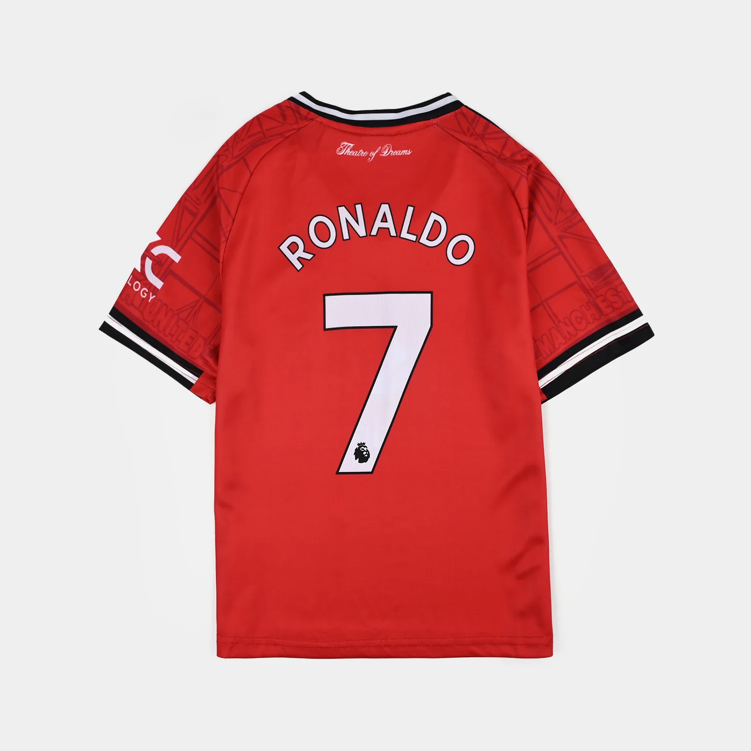 Boys Poly Jersey 2PC Suit-RED - Image 4