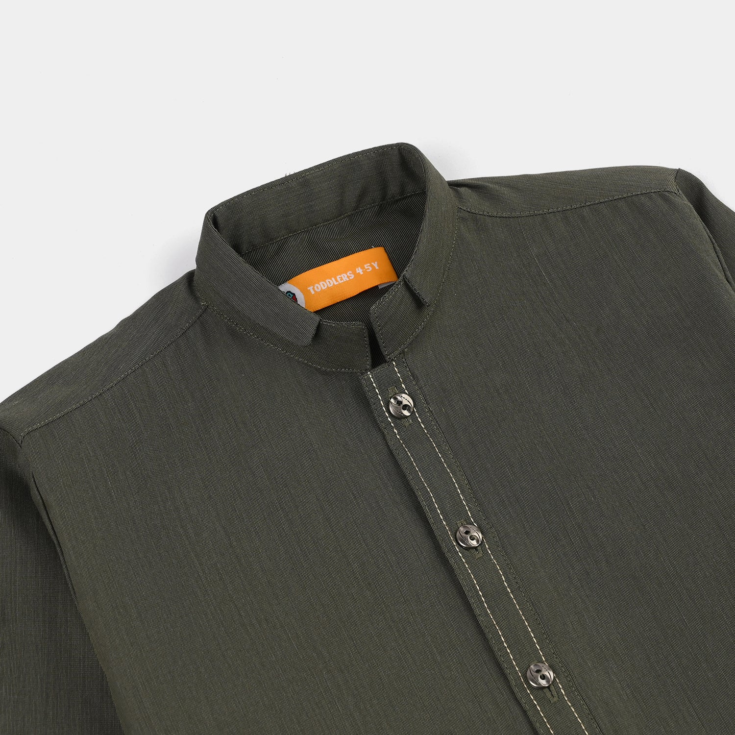 Boys Poly Viscose 2Piece Suit (Dusty Olive) - Image 3