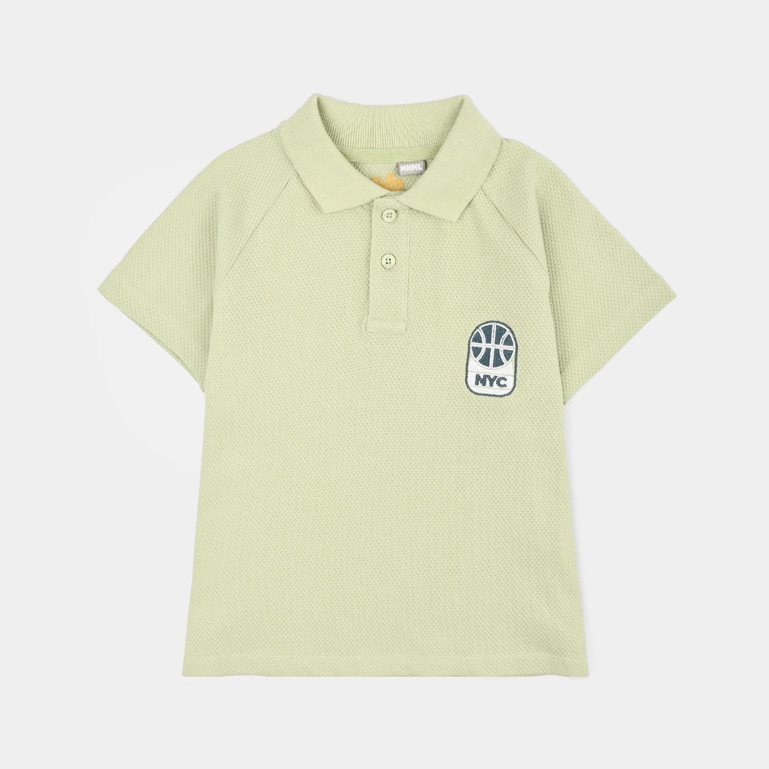 Boys Popcorn Polo NYC-Green