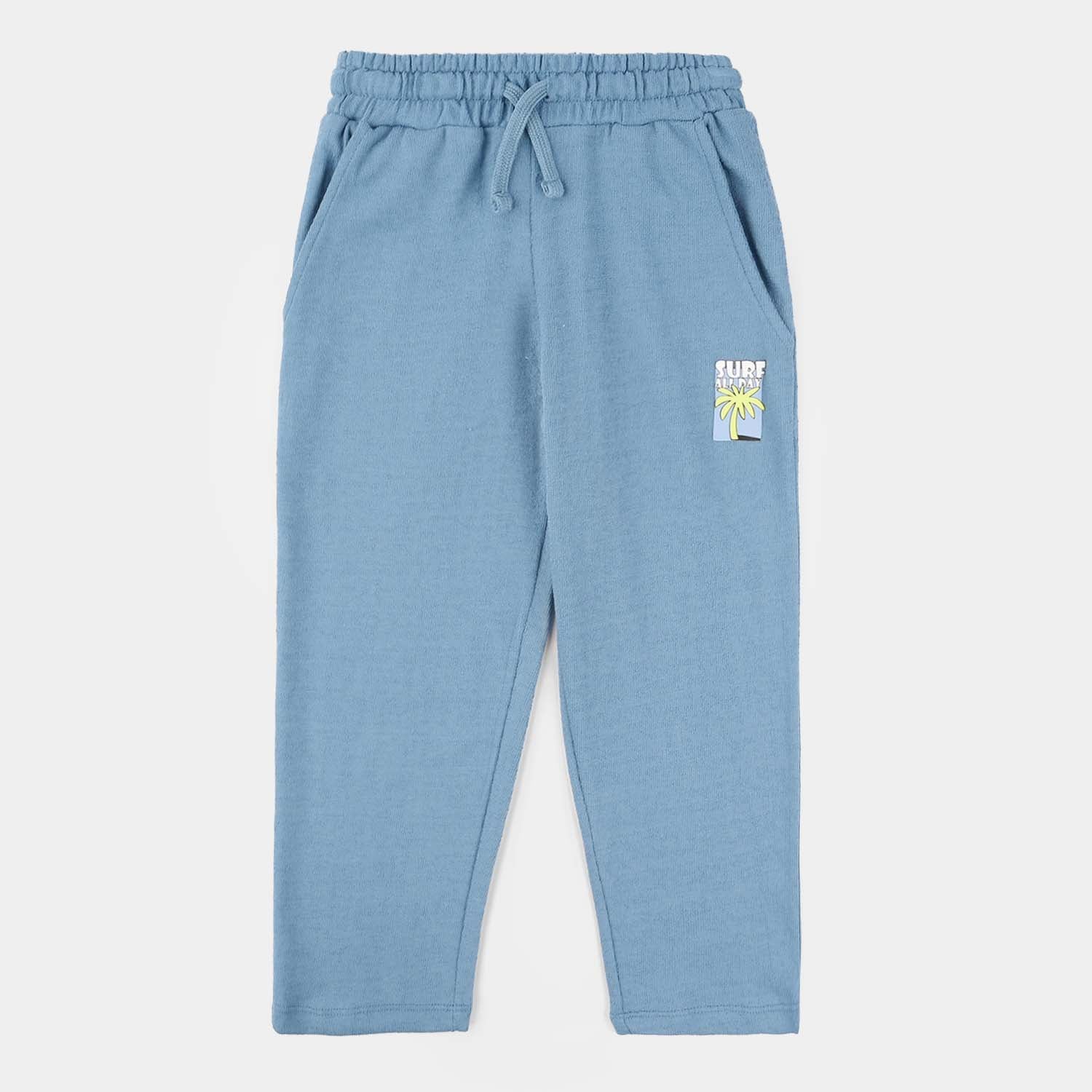 Boys Poly crinkle Pajama (Surf All Day) - Blue