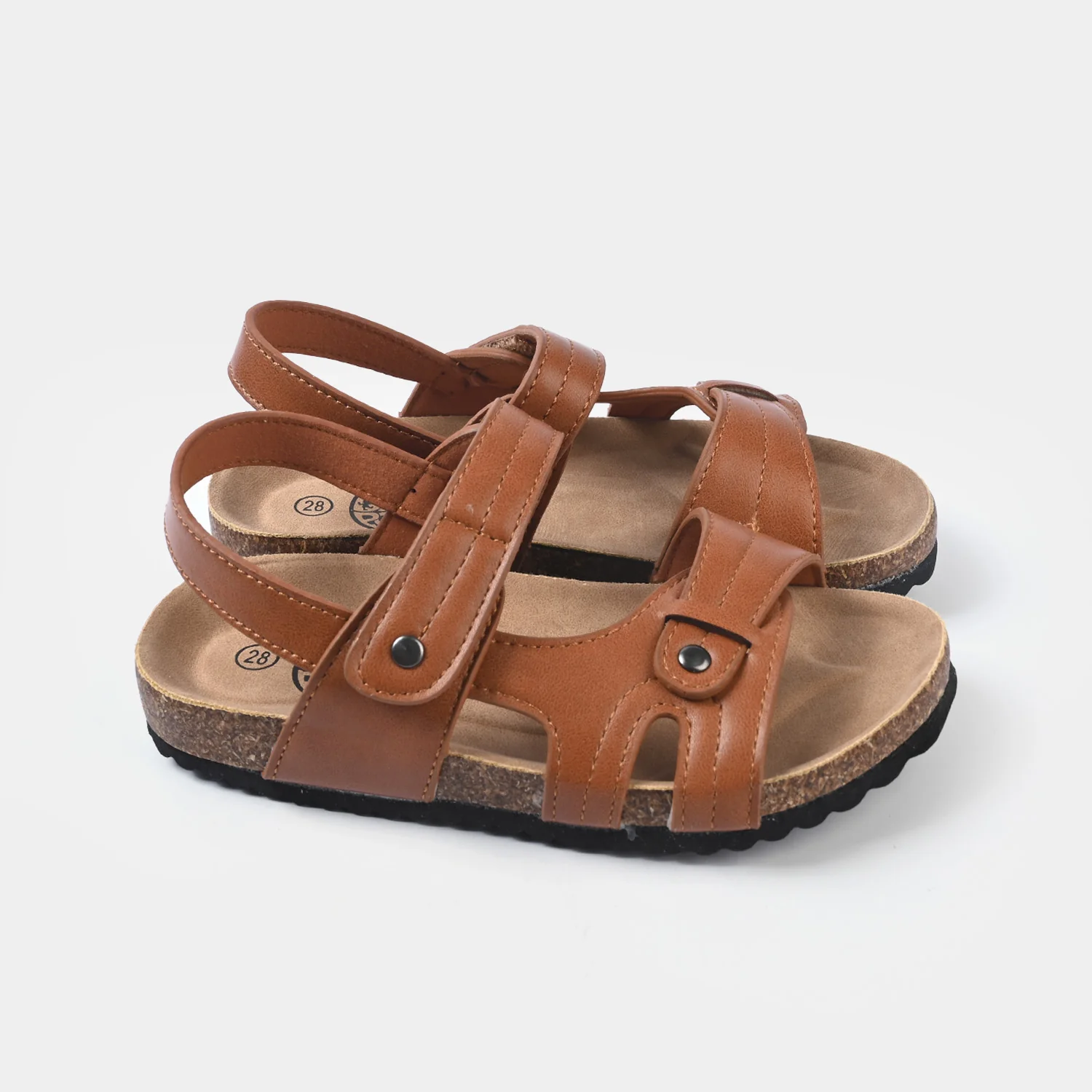 Boys Sandal 716-22-CAMEL - Image 3