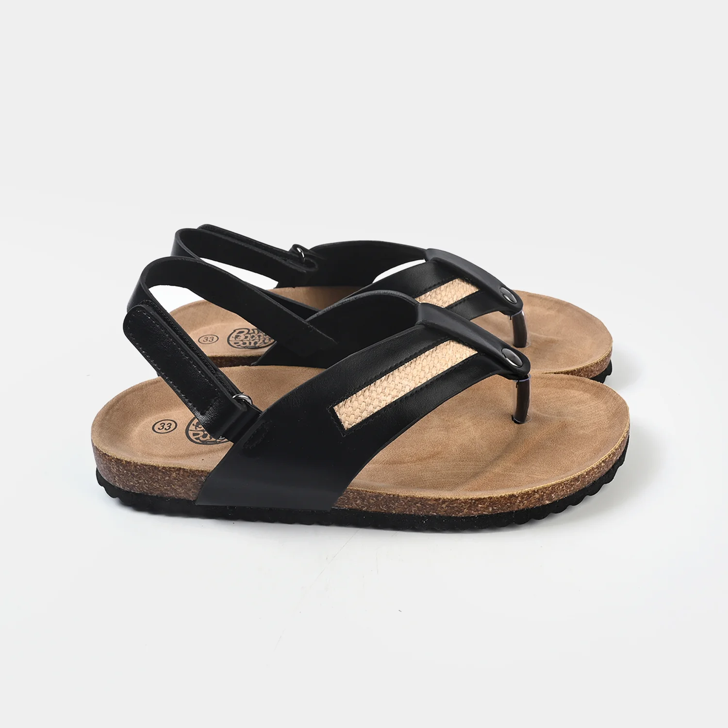 Boys Sandal 716-23-BLACK - Image 3