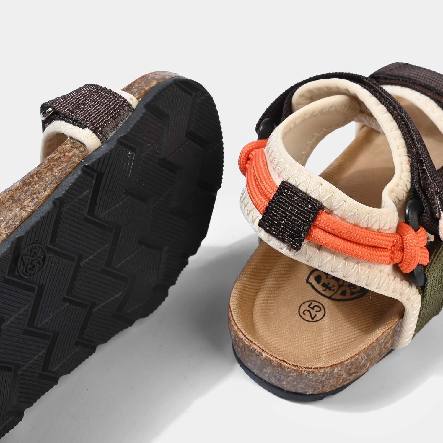 Boys Sandal XR953-054-Beige/Brown - Image 2