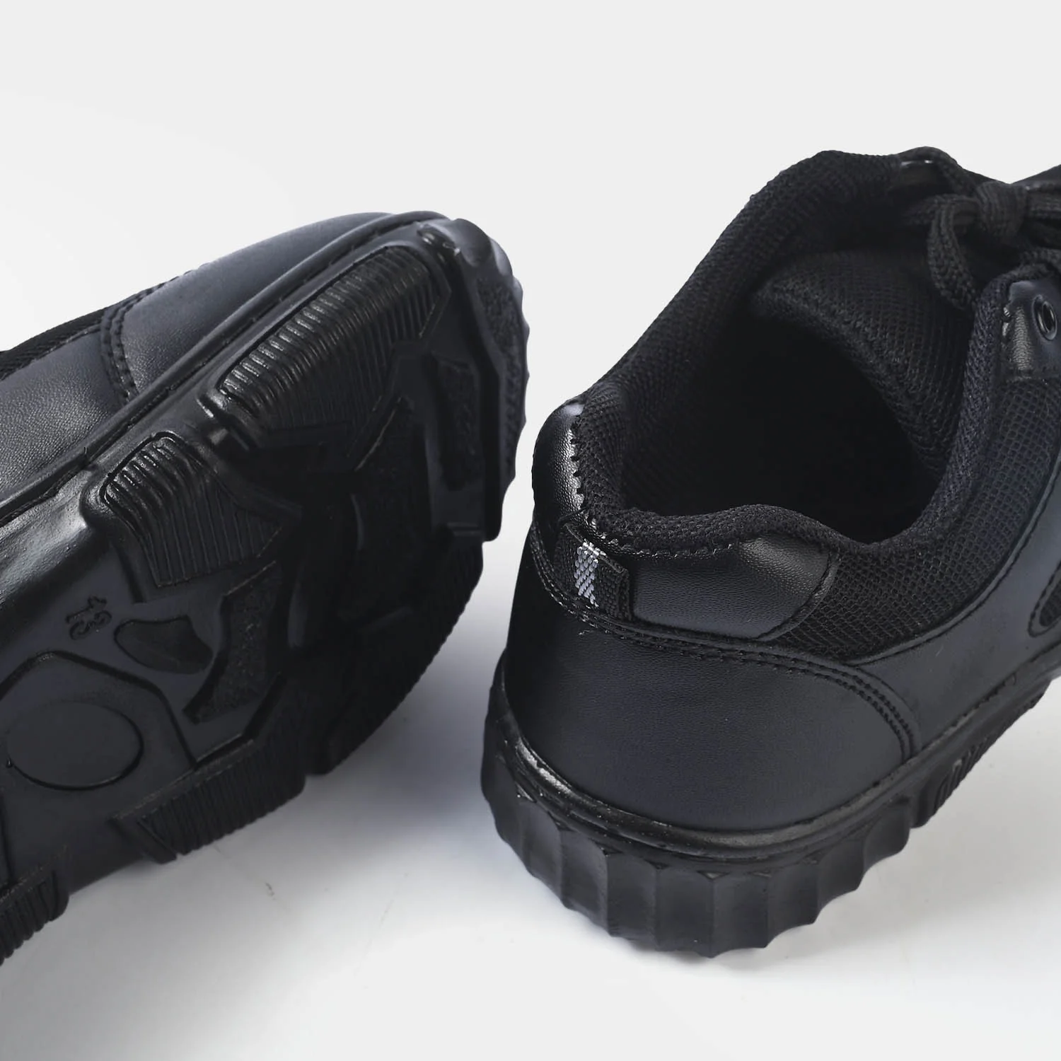 Boys School Shoes ES-05 – Black - Image 2