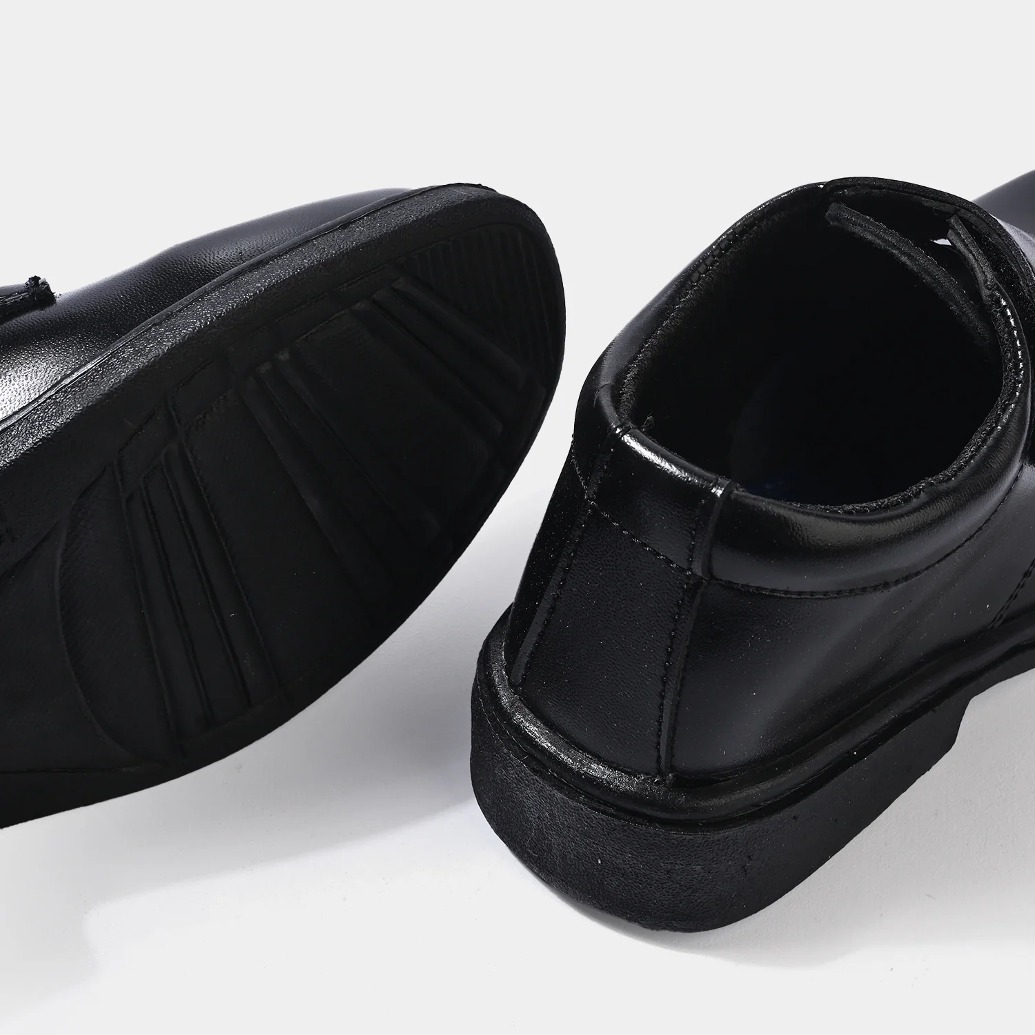 Boys School Shoes TS-12A – Black - Image 2