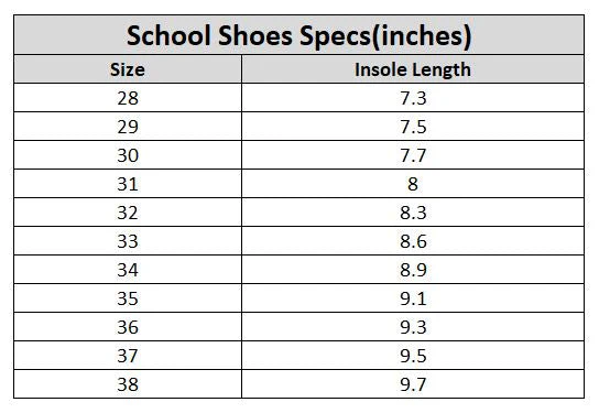 Boys School Shoes TS-12A – Black - Image 6