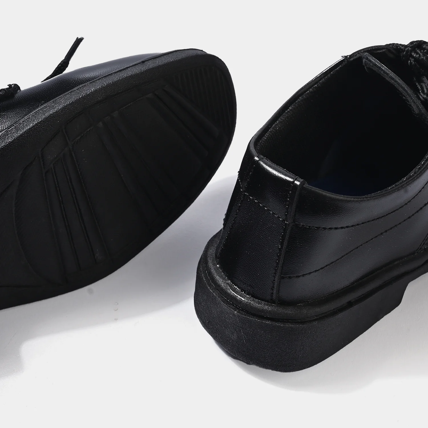 Boys School Shoes TS-14A – Black - Image 2