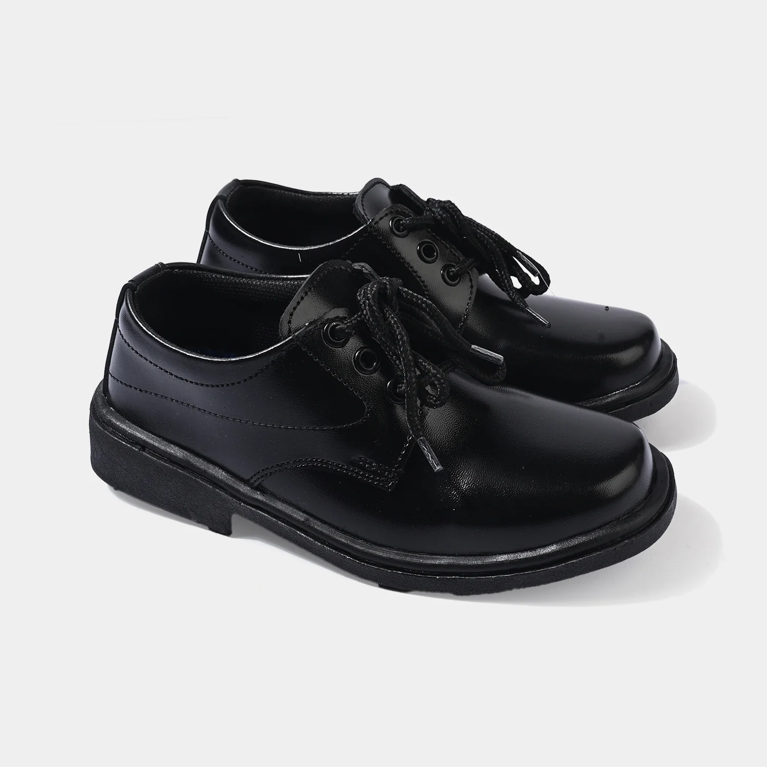Boys School Shoes TS-14A – Black - Image 3