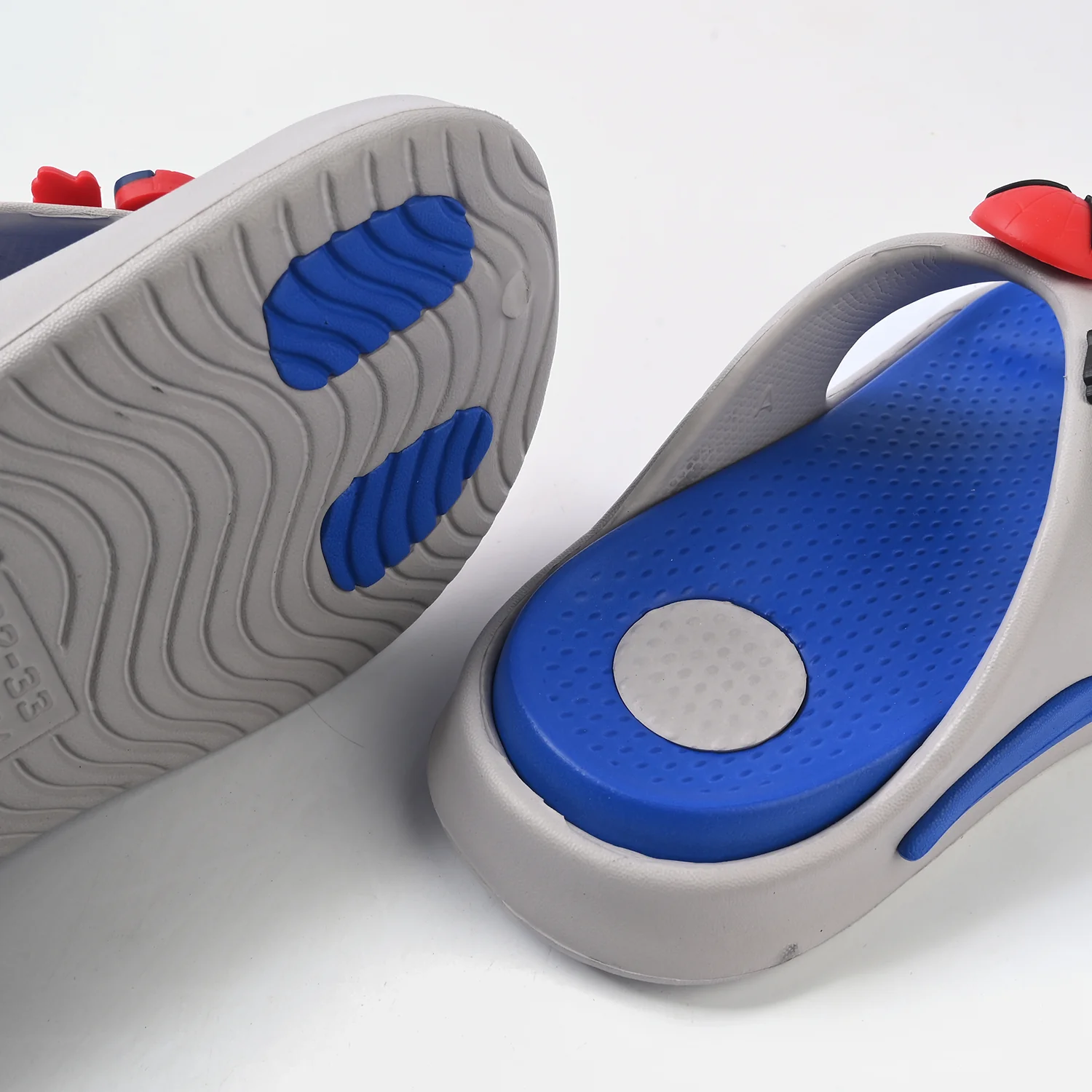 Boys Slipper 016-A2 - GREY - Image 2