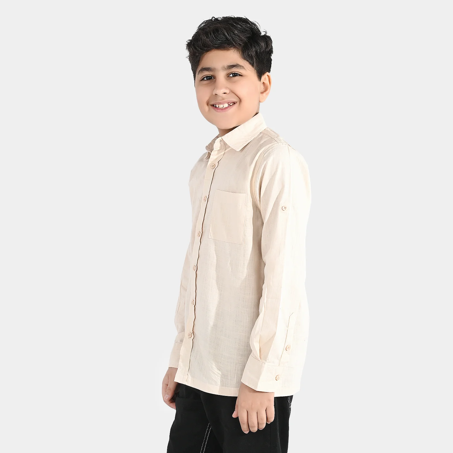 Boys Slub Jersey Casual Shirt - Beach Day - Image 3
