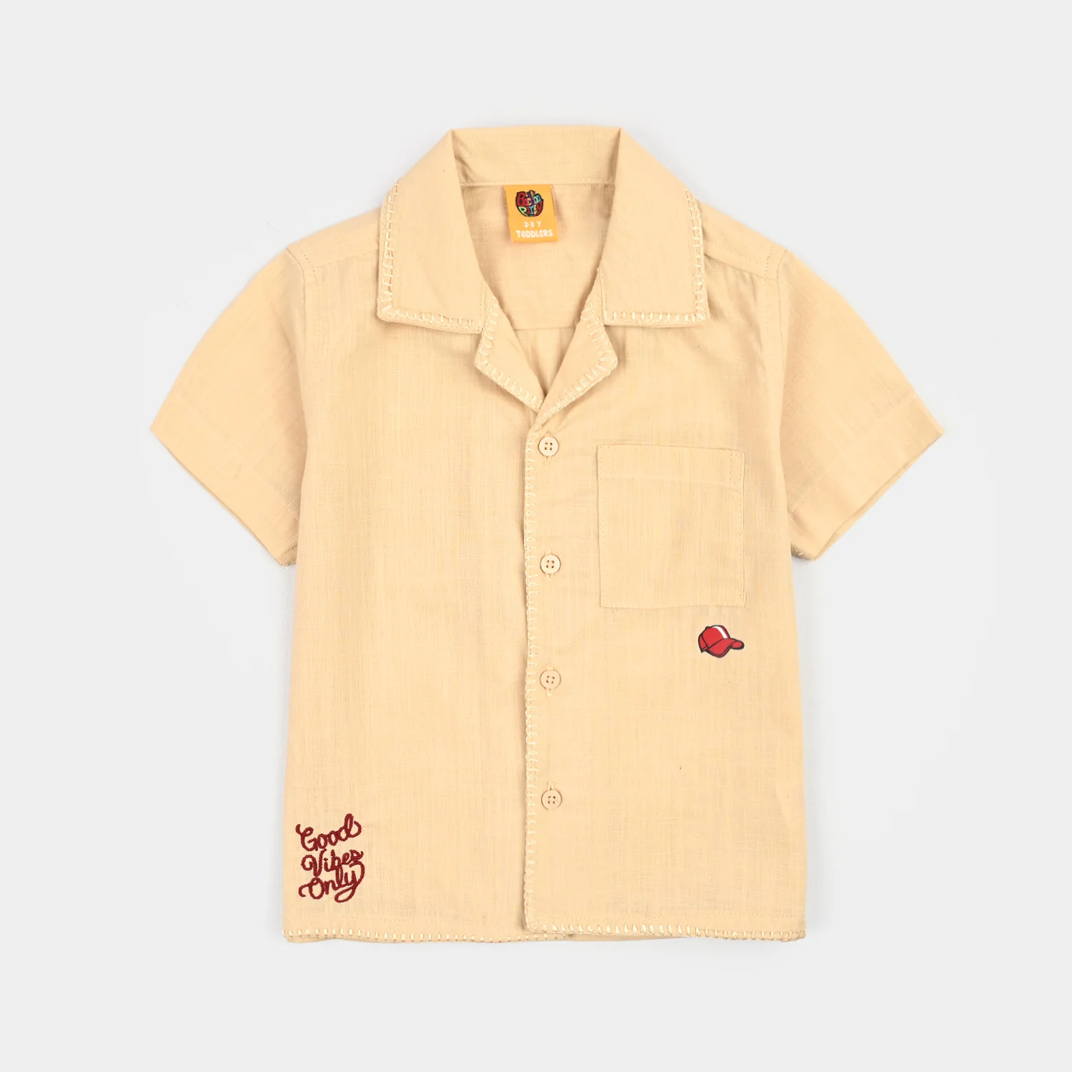 Boys Slub Jersey Casual Shirt