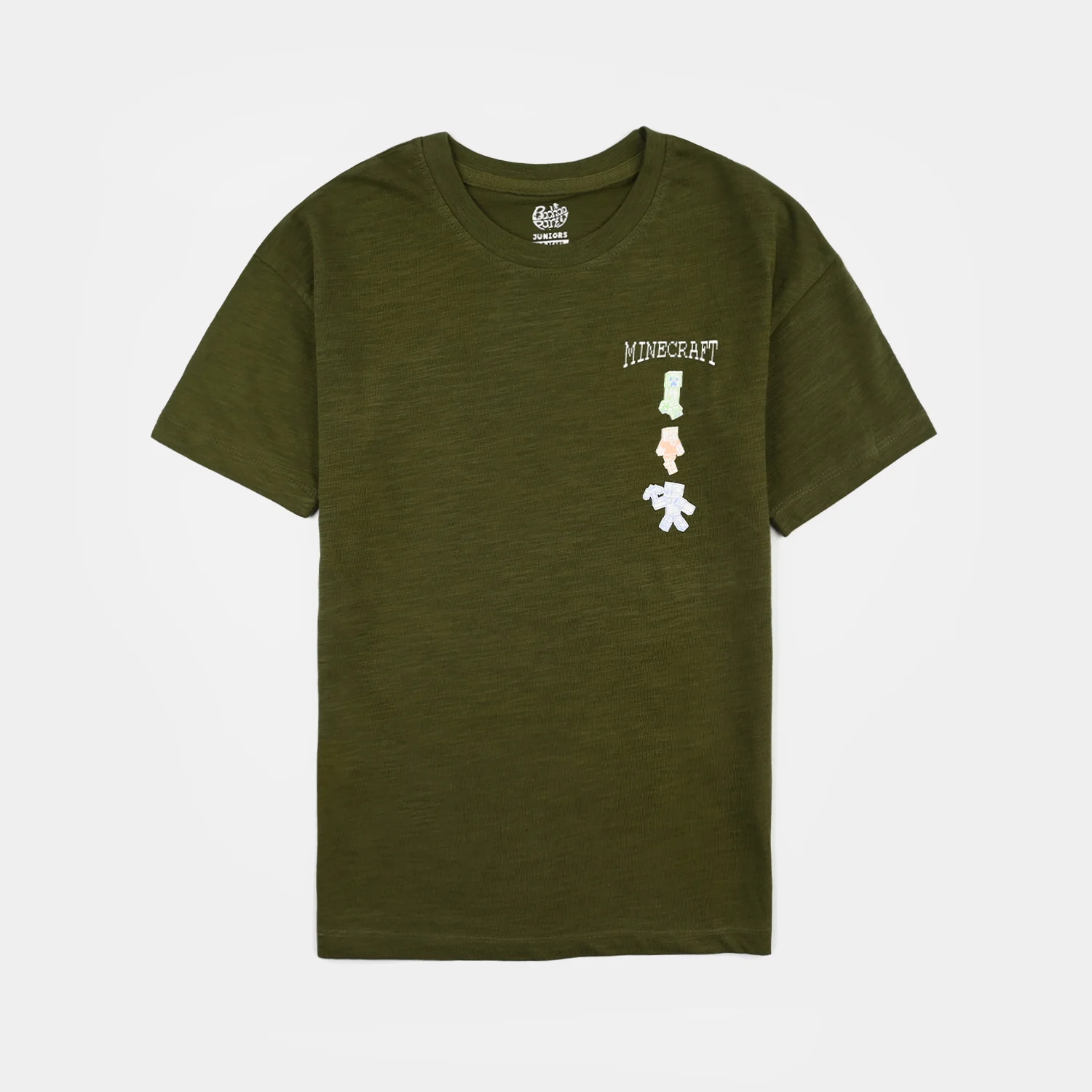 Boys Slub Jersey T-Shirt- Chive Green - Image 2