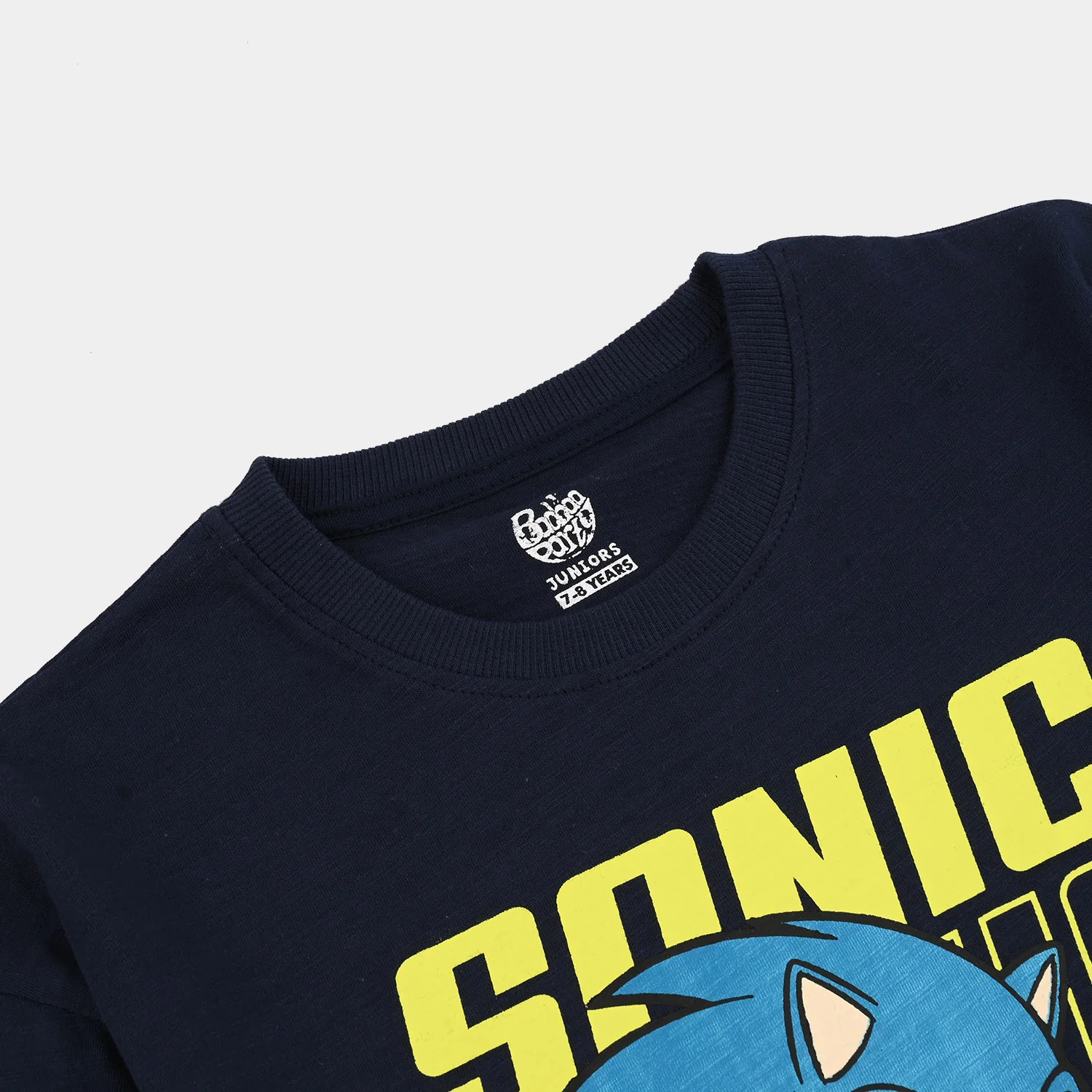 Boys Slub Jersey T-Shirt - Navy Blue - Image 4