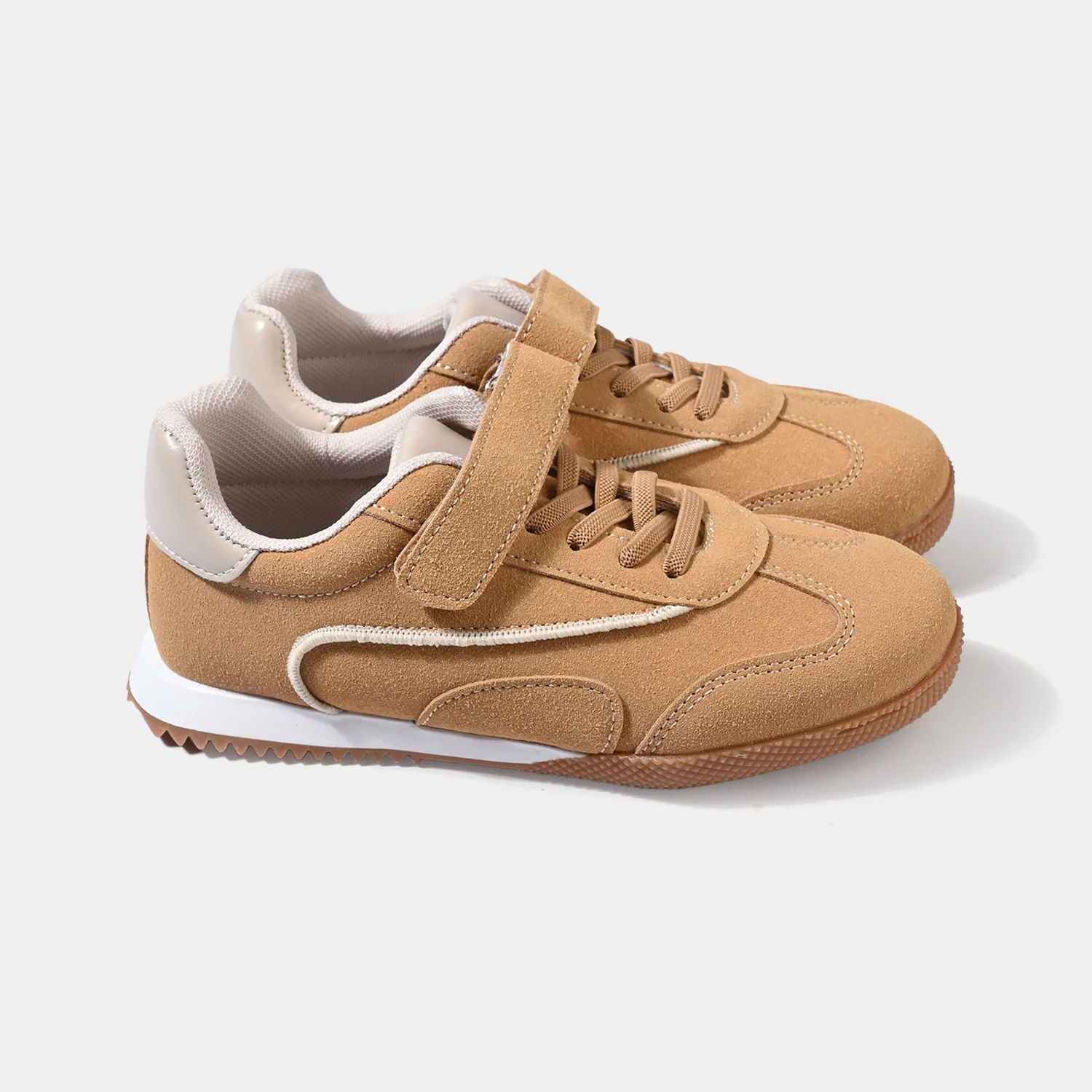 Boys Sneaker 128-3-Camel.white - Image 3