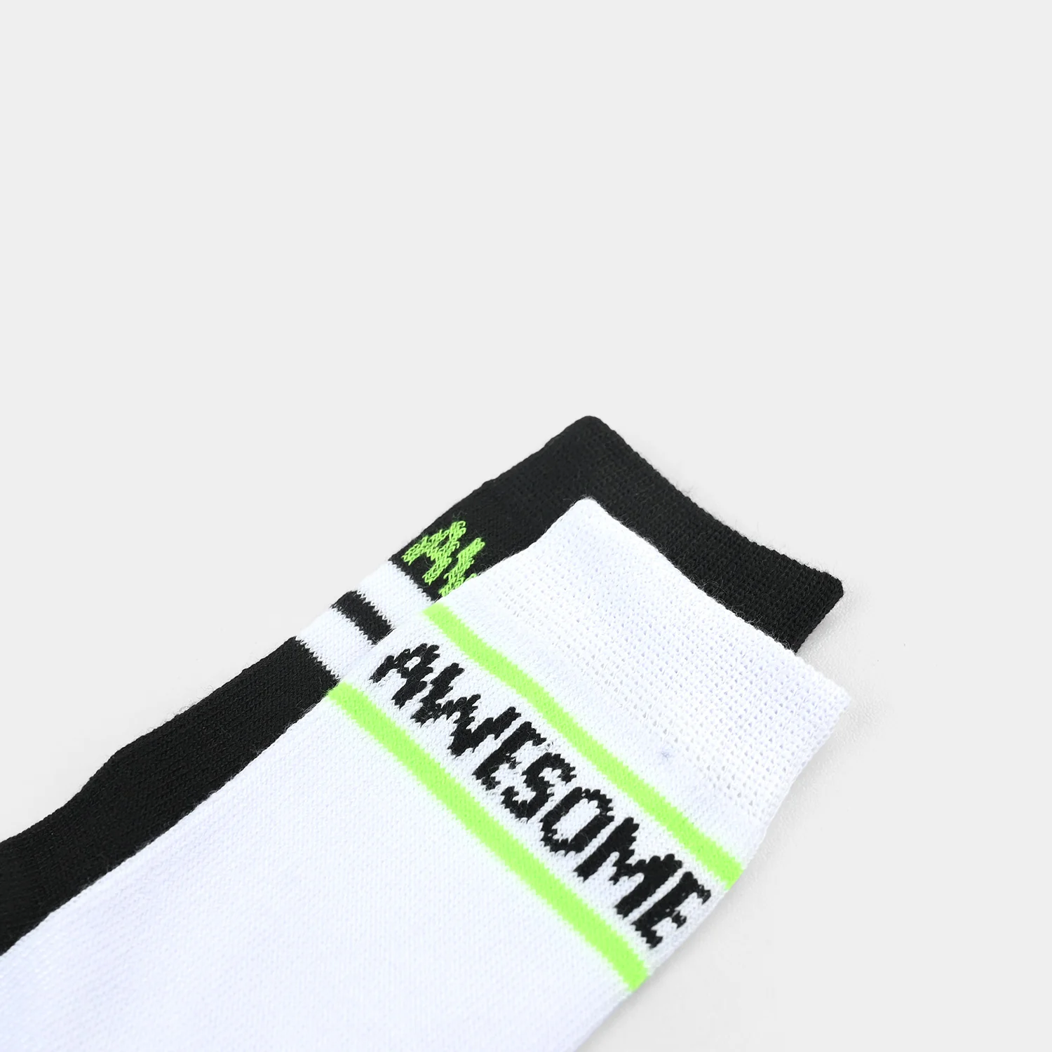 Boys Socks Pack Of 2 Awesome-Grey.Black - Image 2