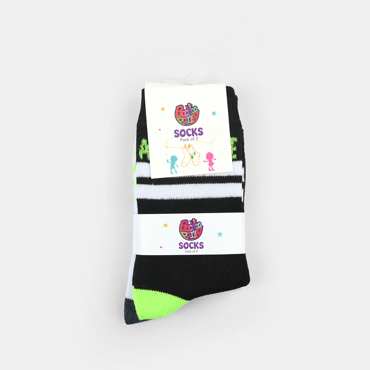 Boys Socks Pack Of 2 Awesome-Grey.Black - Image 3