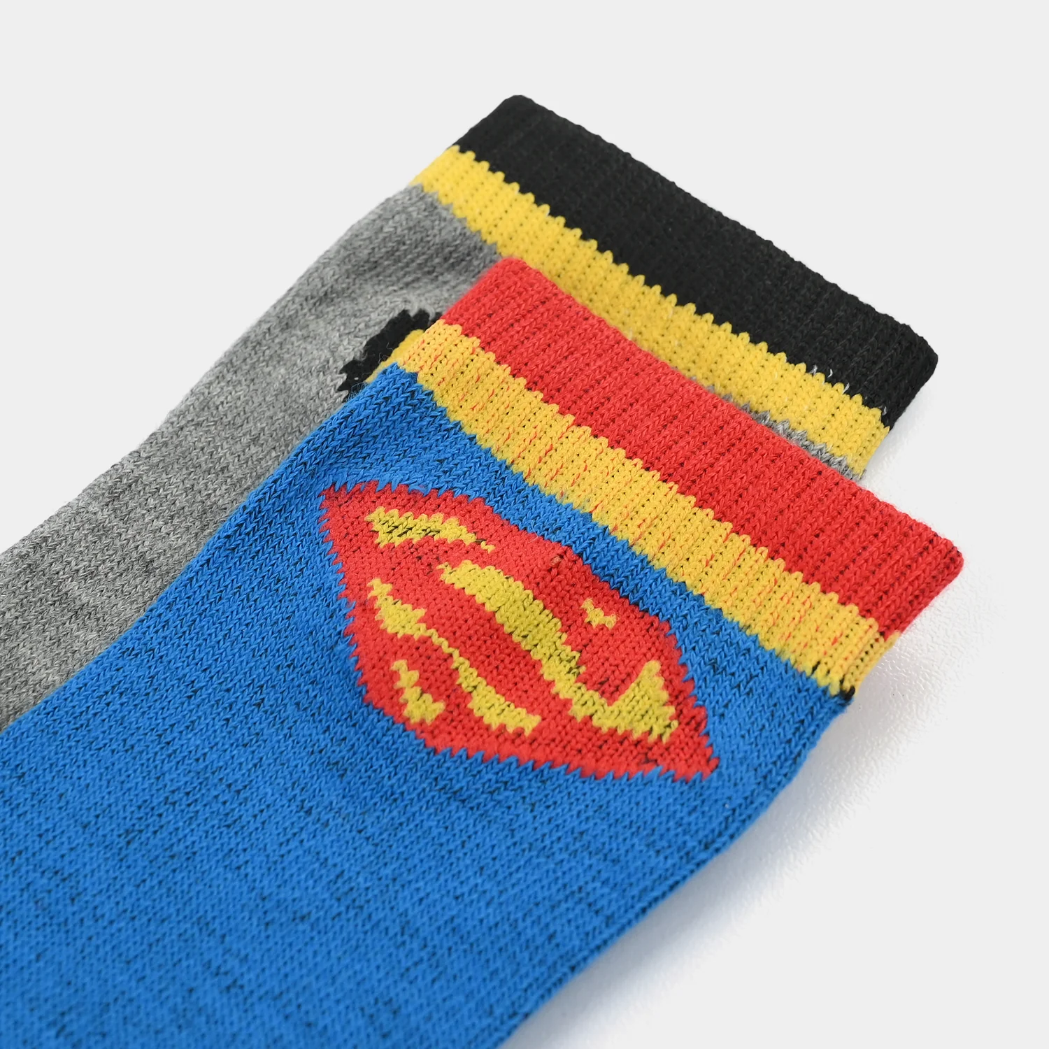 Boys Socks Pack Of 2 SUP-BTM-Blue.Grey - Image 2