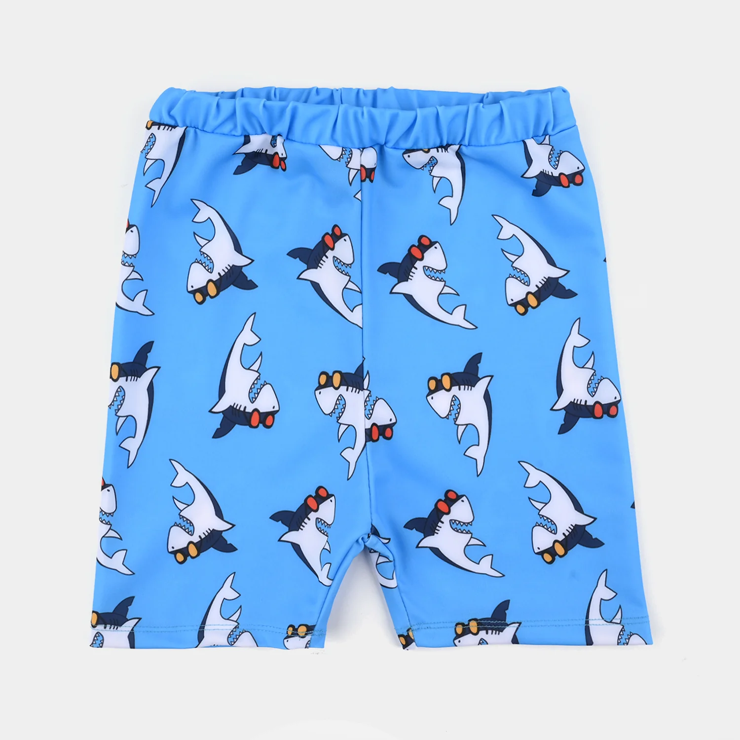 Boys Nylon Swimming 2-Piece Suit (Shark) - Blue - Image 5
