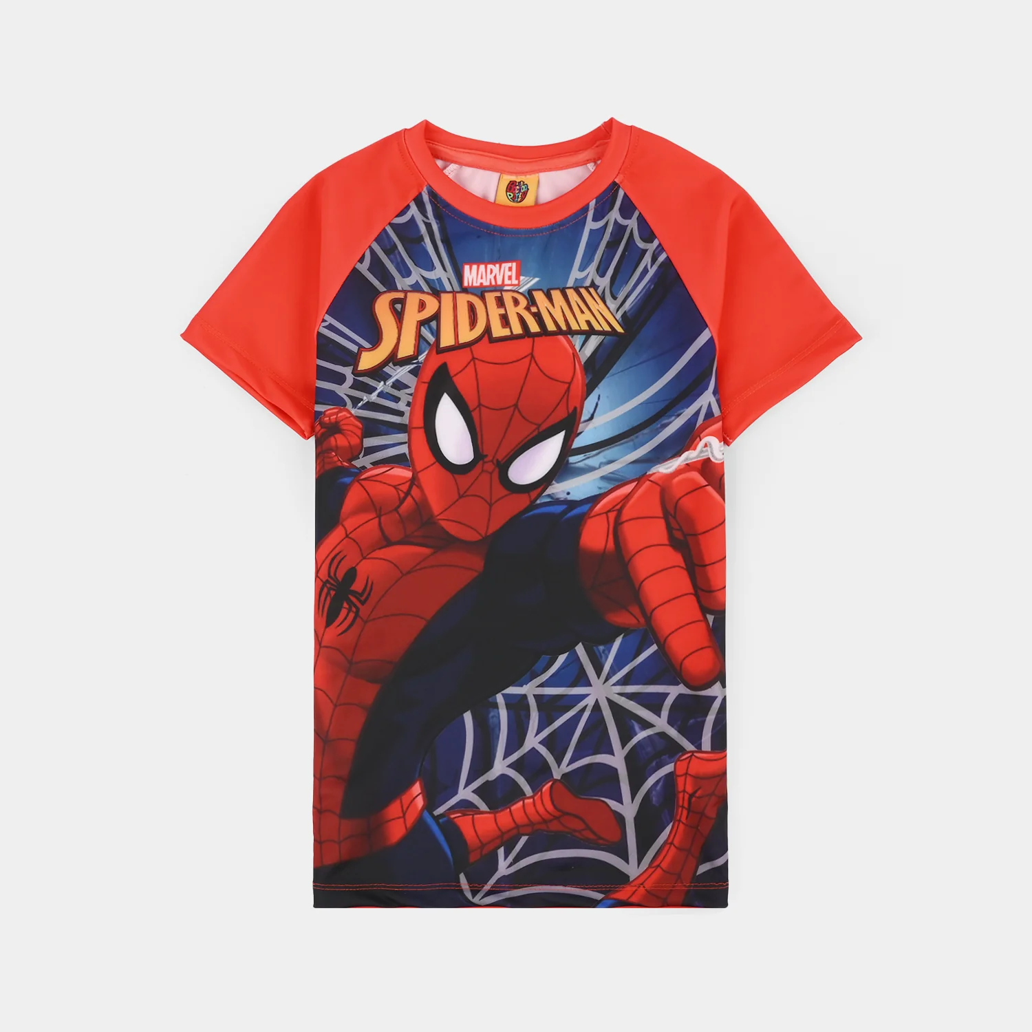 Boys Nylon Swimming 2Piece Suit Character-RED - Image 2