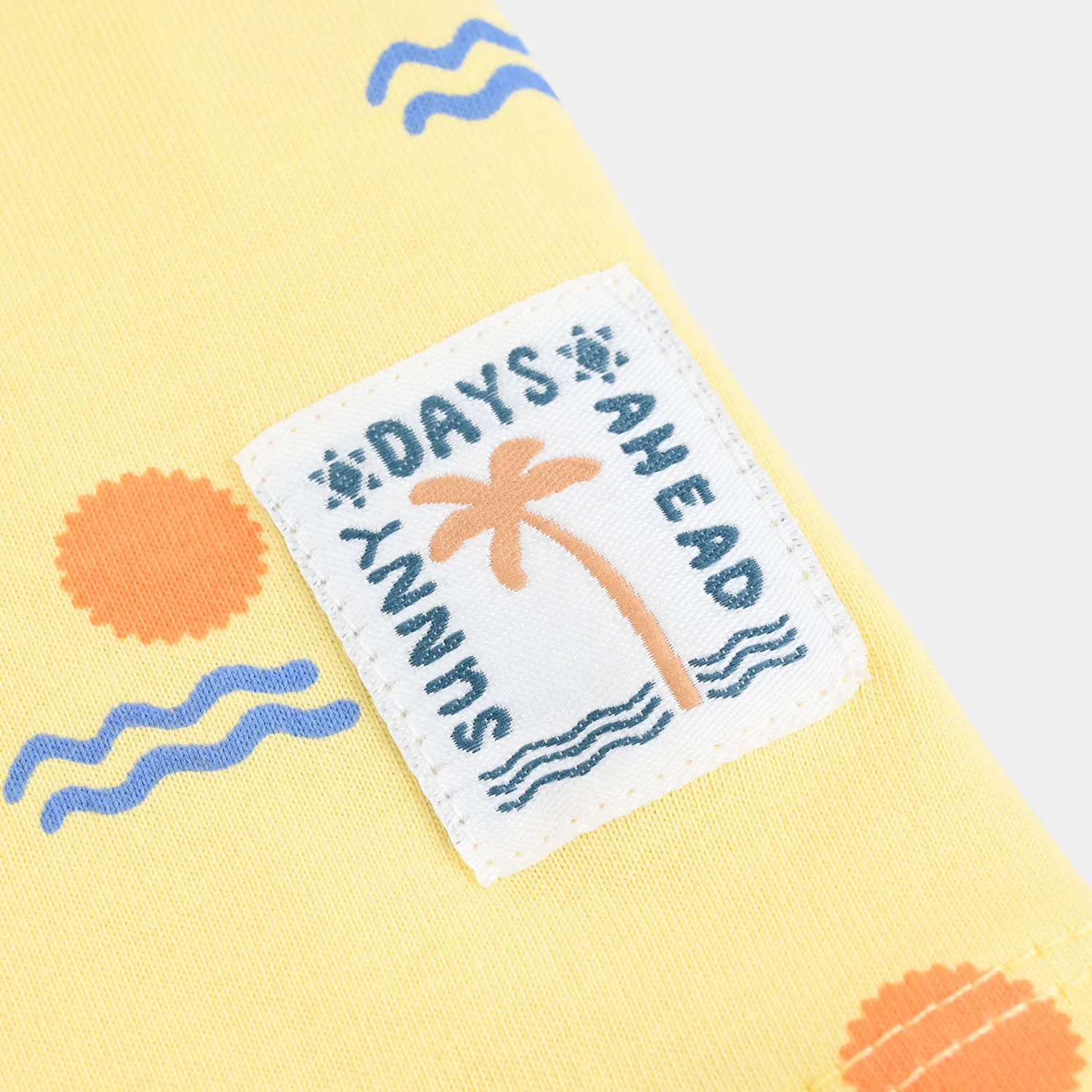 Boys Cotton Jersey T-Shirt (Beach) - Yellow - Image 4