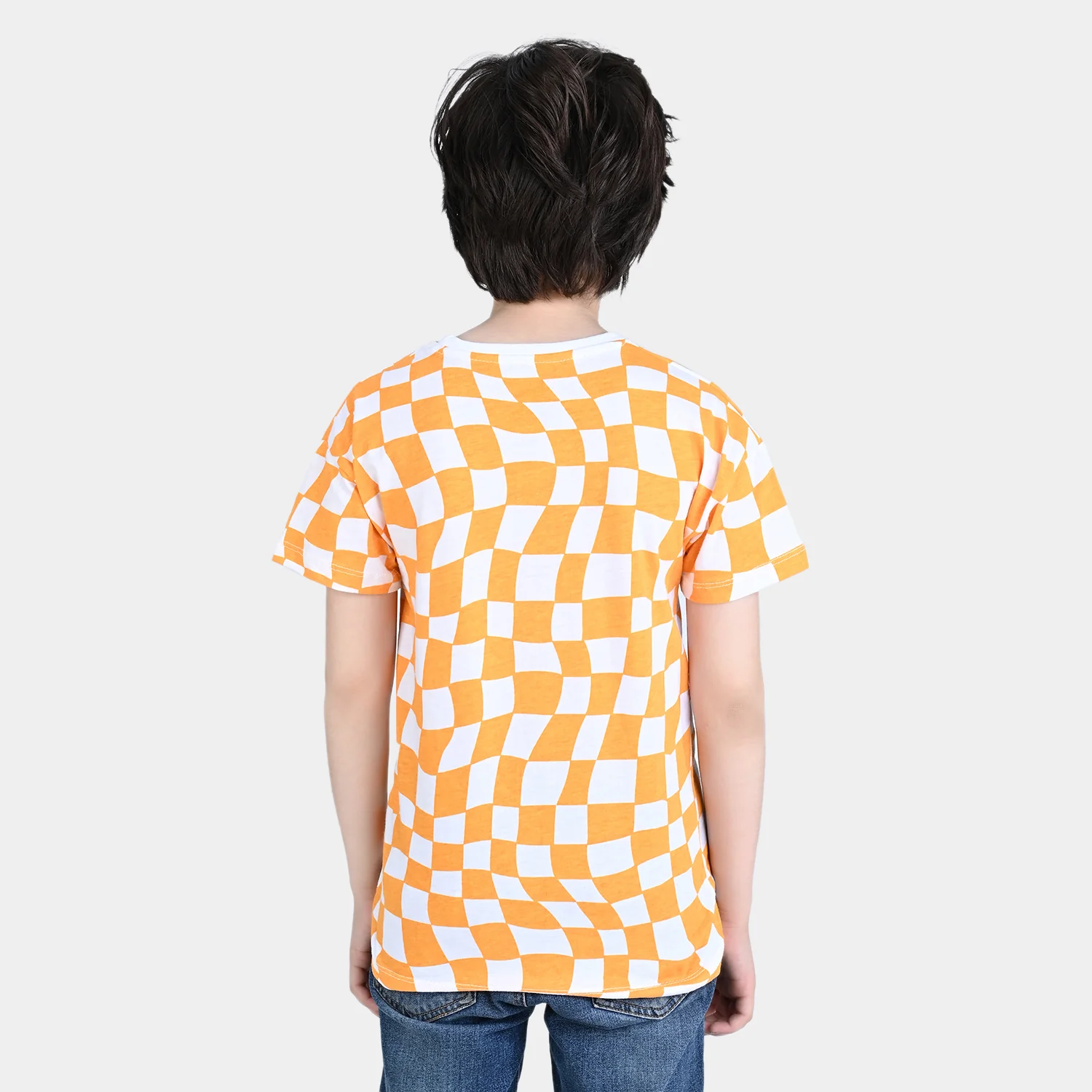 Boys Cotton Jersey T-Shirt H/S Born To Ride-Citrus - Image 4