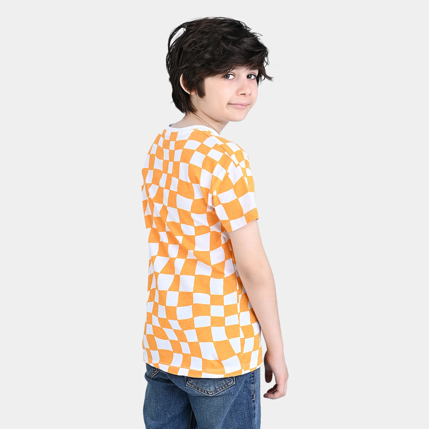 Boys Cotton Jersey T-Shirt H/S Born To Ride-Citrus - Image 5