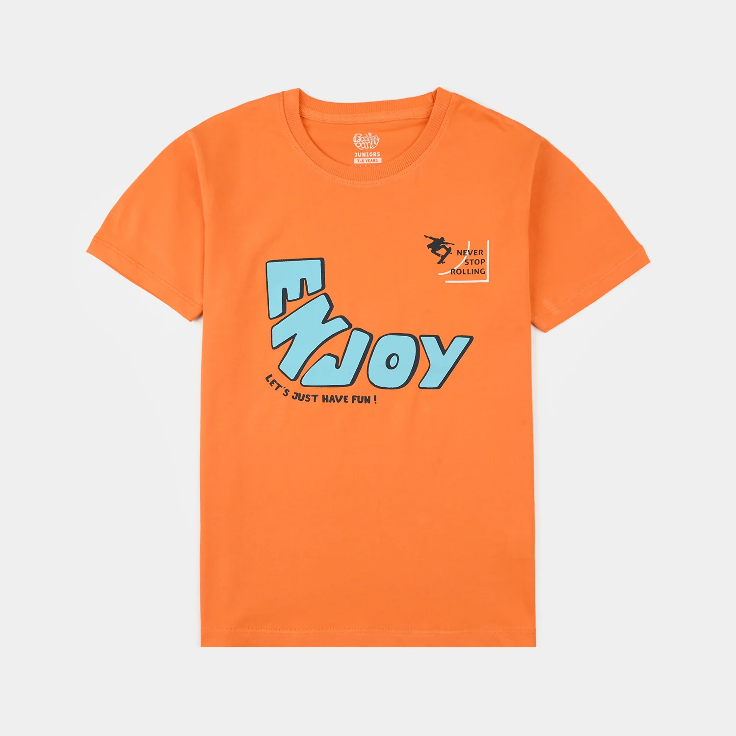 Boys Jersey/Terry T-Shirt - Orange