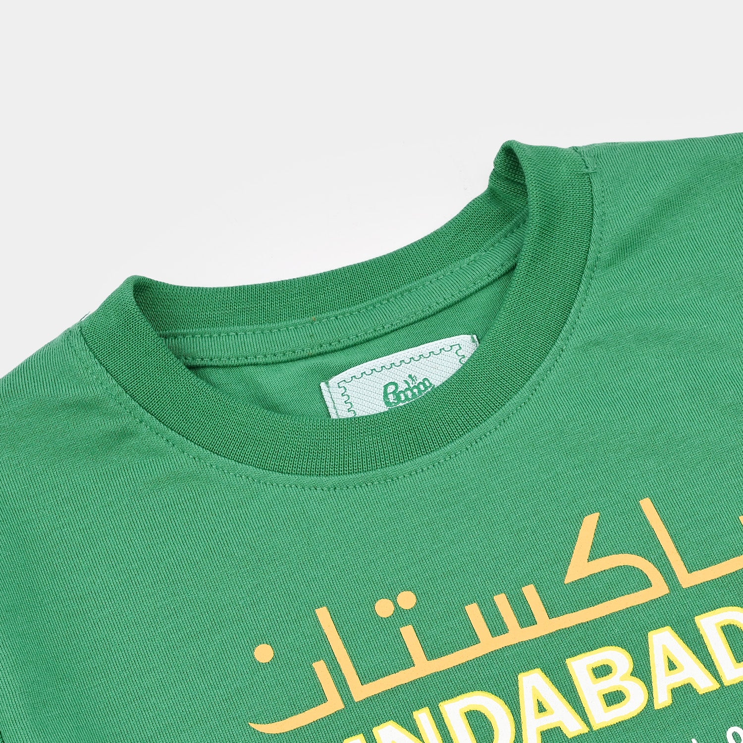 Boys Polyester Cotton Blended T-Shirt One Nation-Green - Image 2