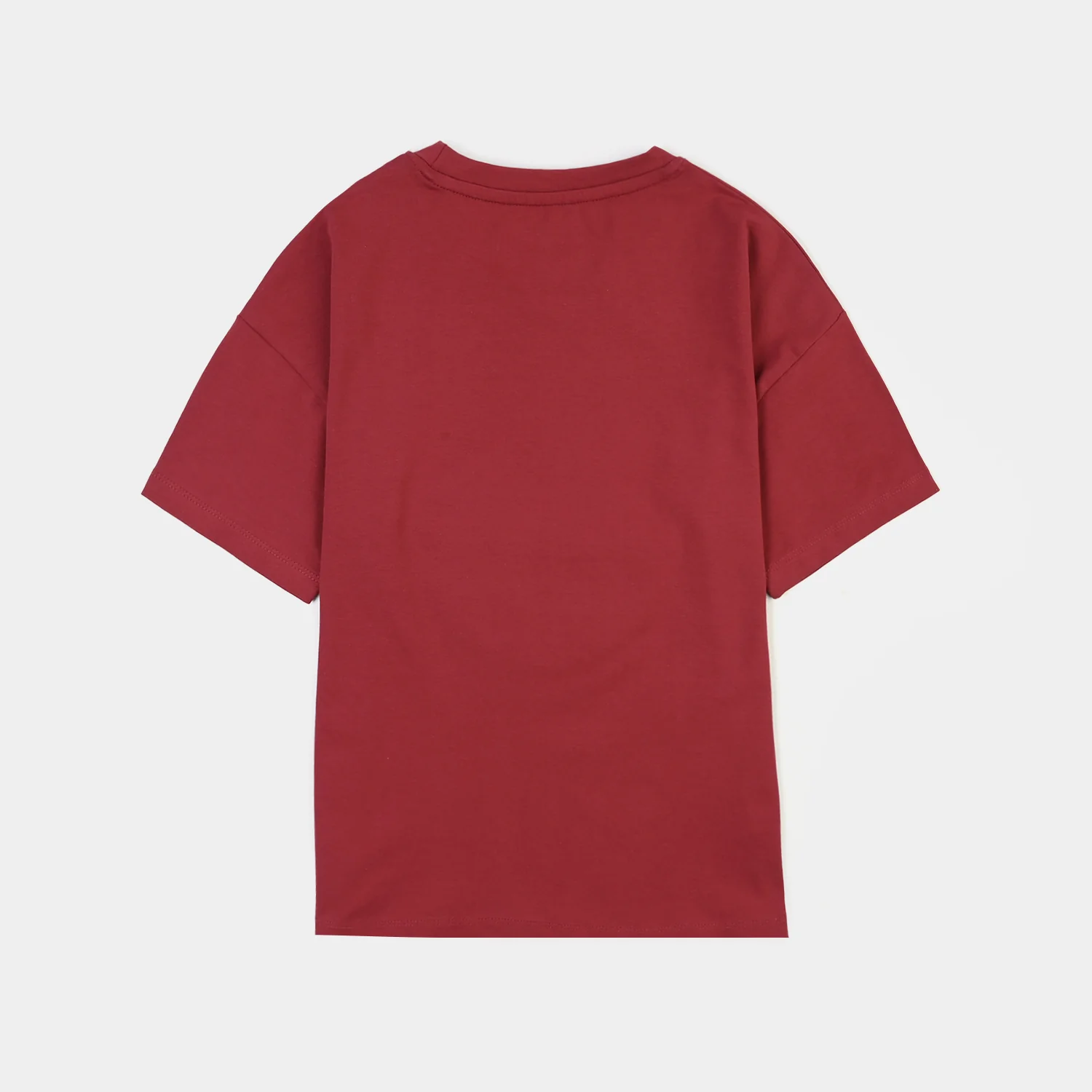 Boys Lycra Jersey T-Shirts H/S ATHLETIC - Red - Image 5