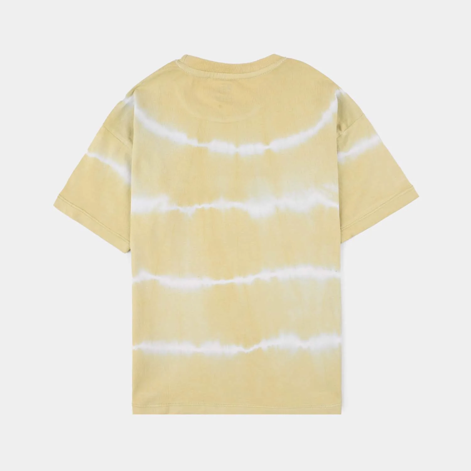 Boys Jersey/Terry T-Shirt (Tie & Dye) - Yellow - Image 5