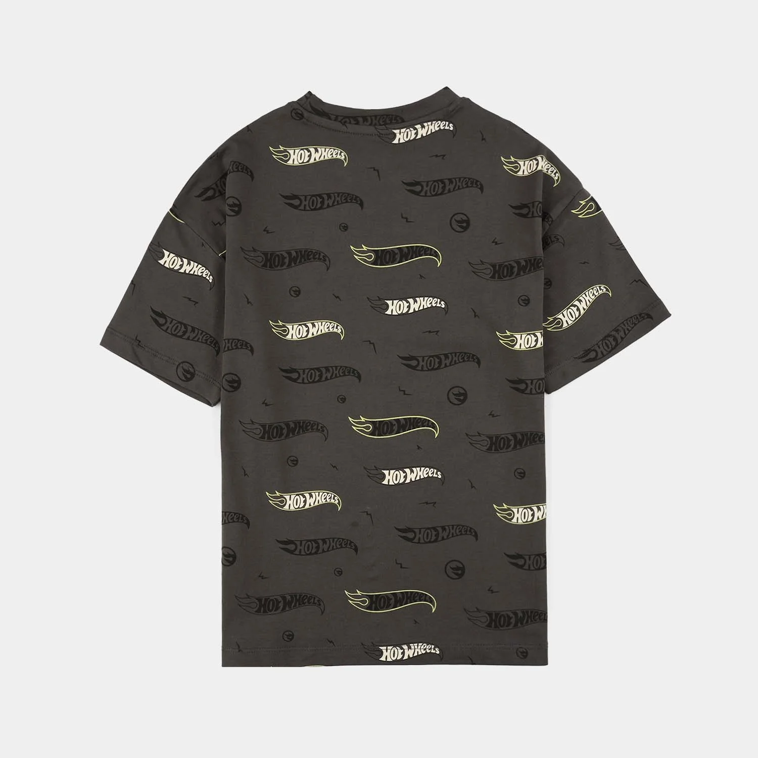 Boys Lycra Jersey T-Shirt (HOT WHEELS) - Grey - Image 3