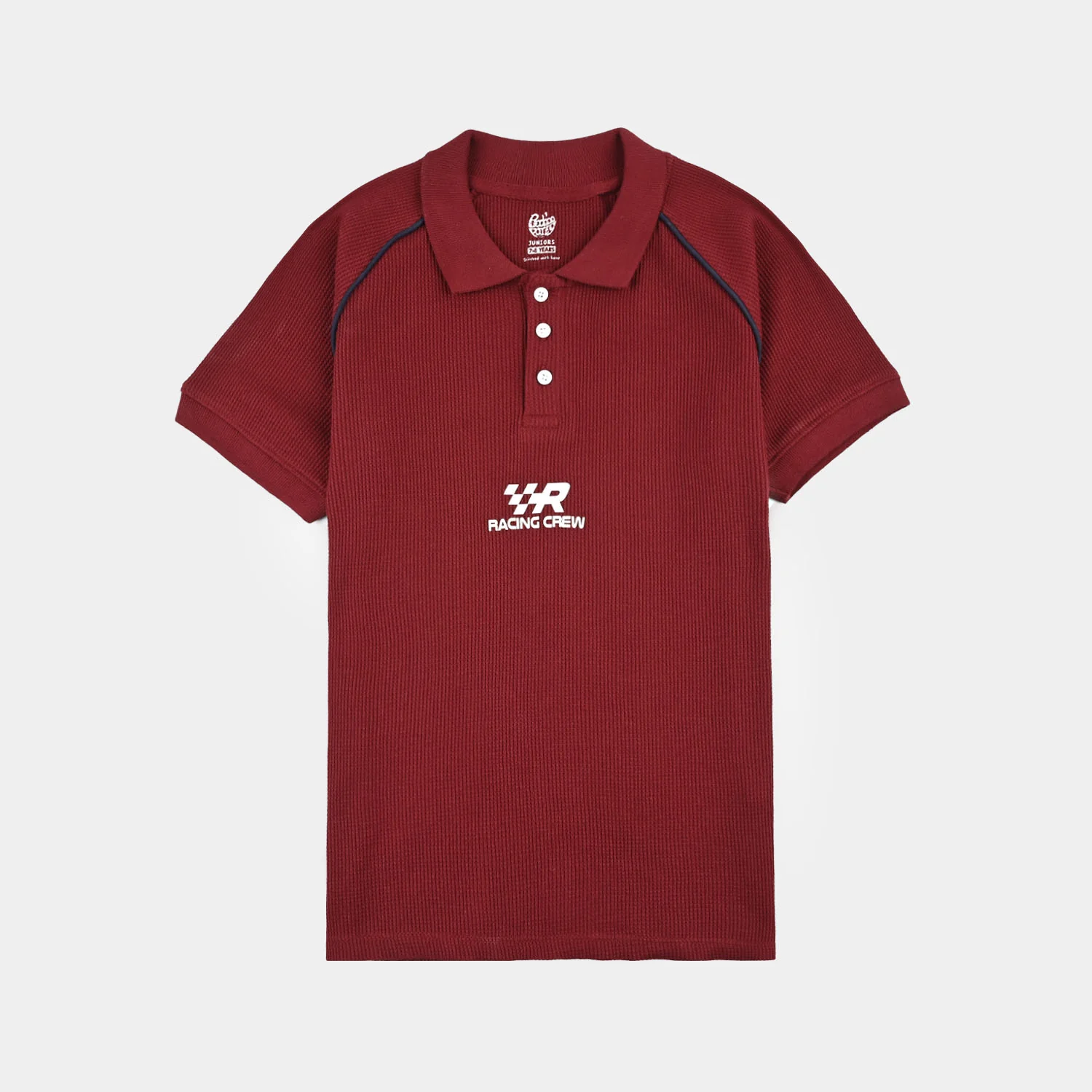Boys Thermal Polo (Racing Crew) - Red