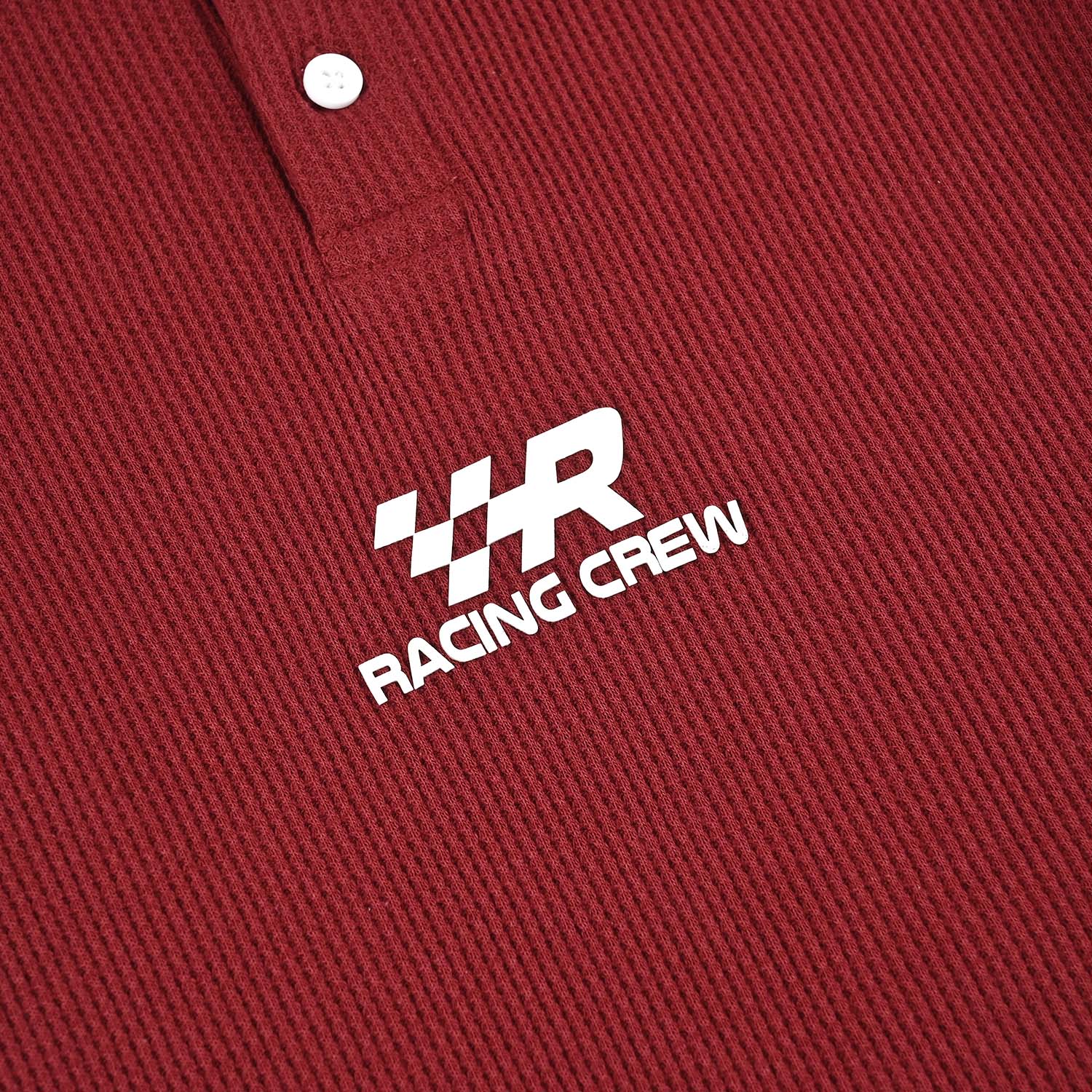 Boys Thermal Polo (Racing Crew) - Red - Image 3