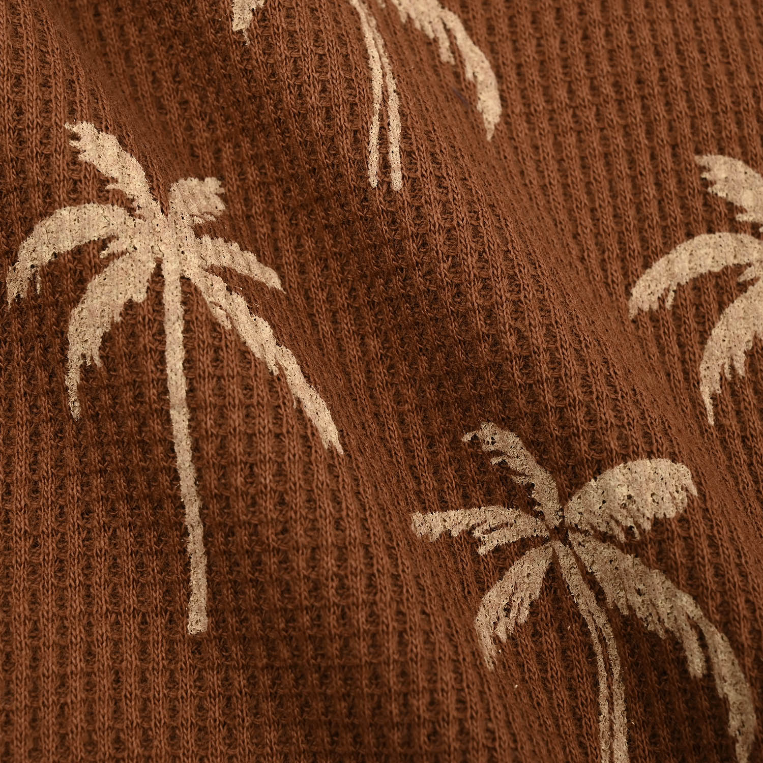 Boys Thermal Sando Palm Tree-Brown - Image 5