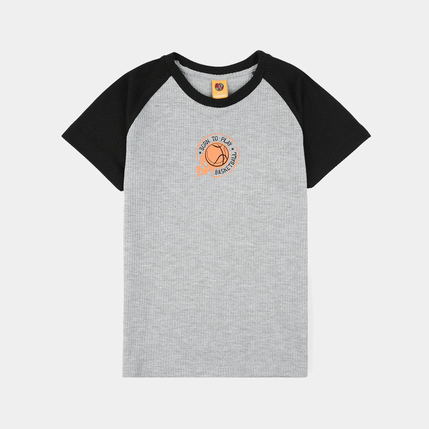 Boys Thermal T-Shirt (Basketball) - Grey
